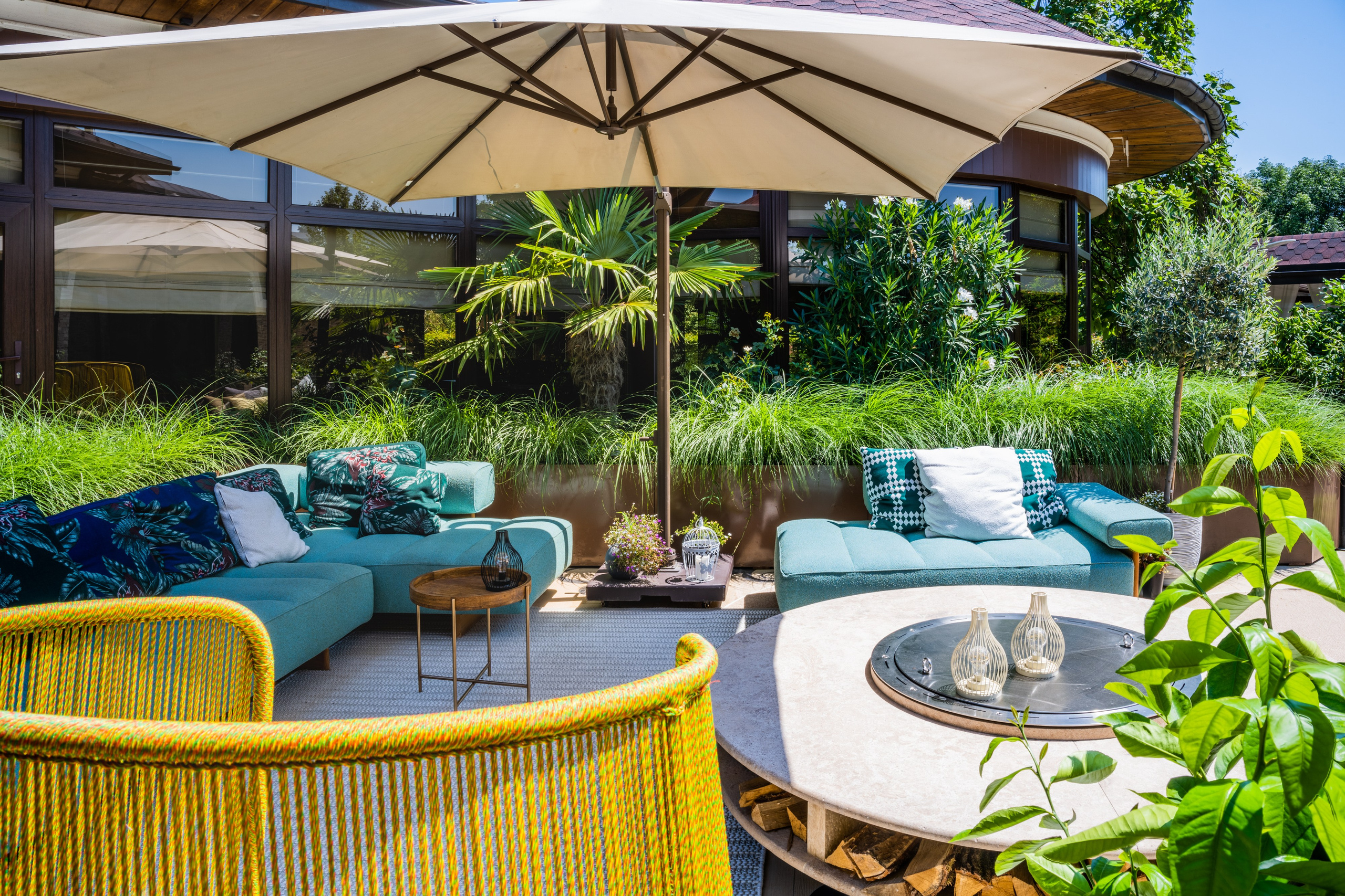 Цветущая веранда. Интерьерный фотограф Краснодар Денис Педань