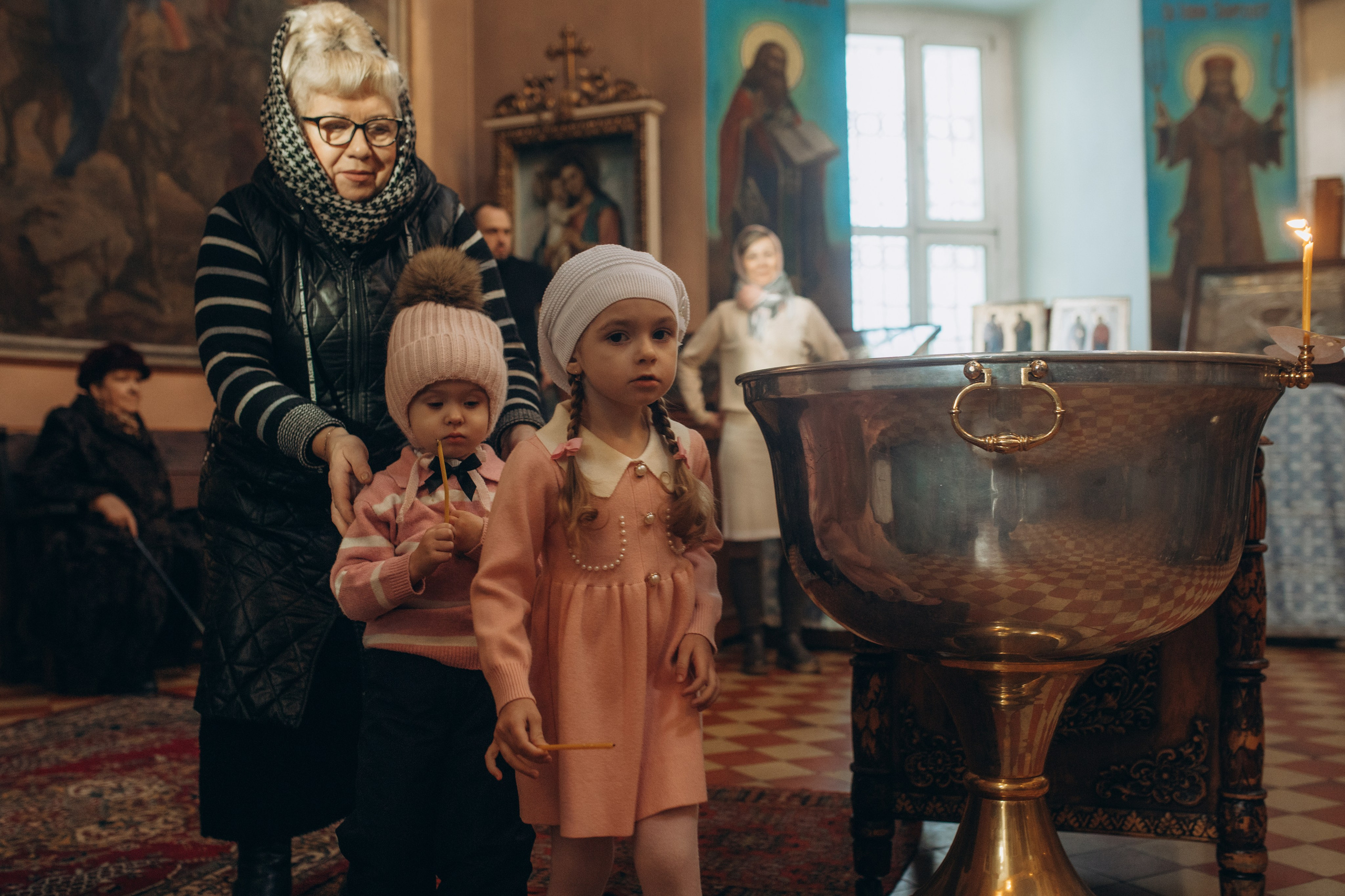 Крещение Михаил. Семейный и домашний фотограф в Москве и МО Королева Валерия