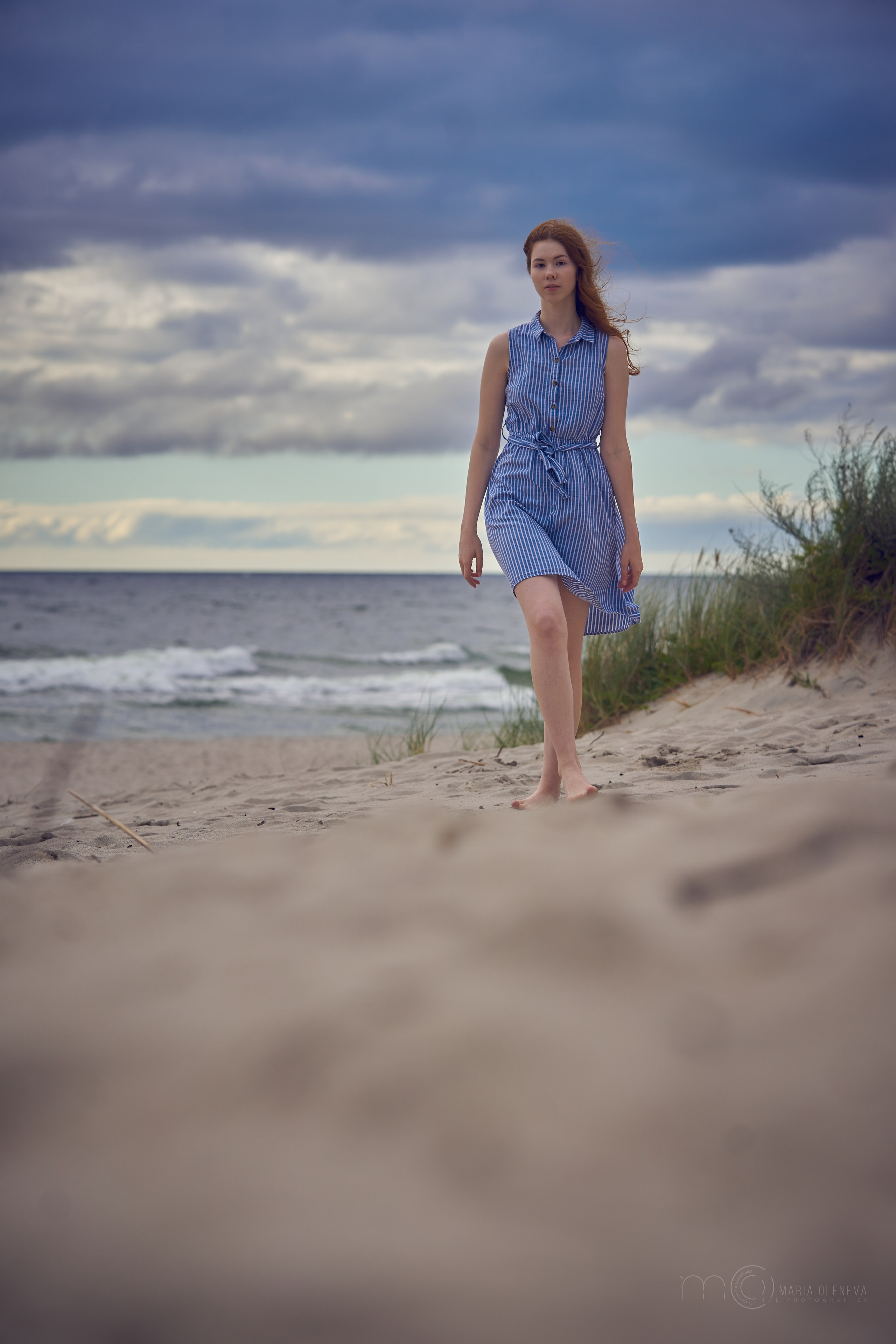 Полина и море. Фотограф Мария Оленева