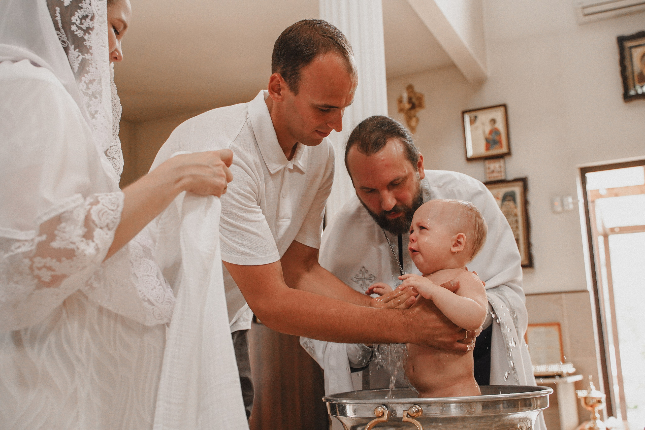 Крещение Лёвы. Семейный и женский фотограф в Краснодаре Анастасия Приймак
