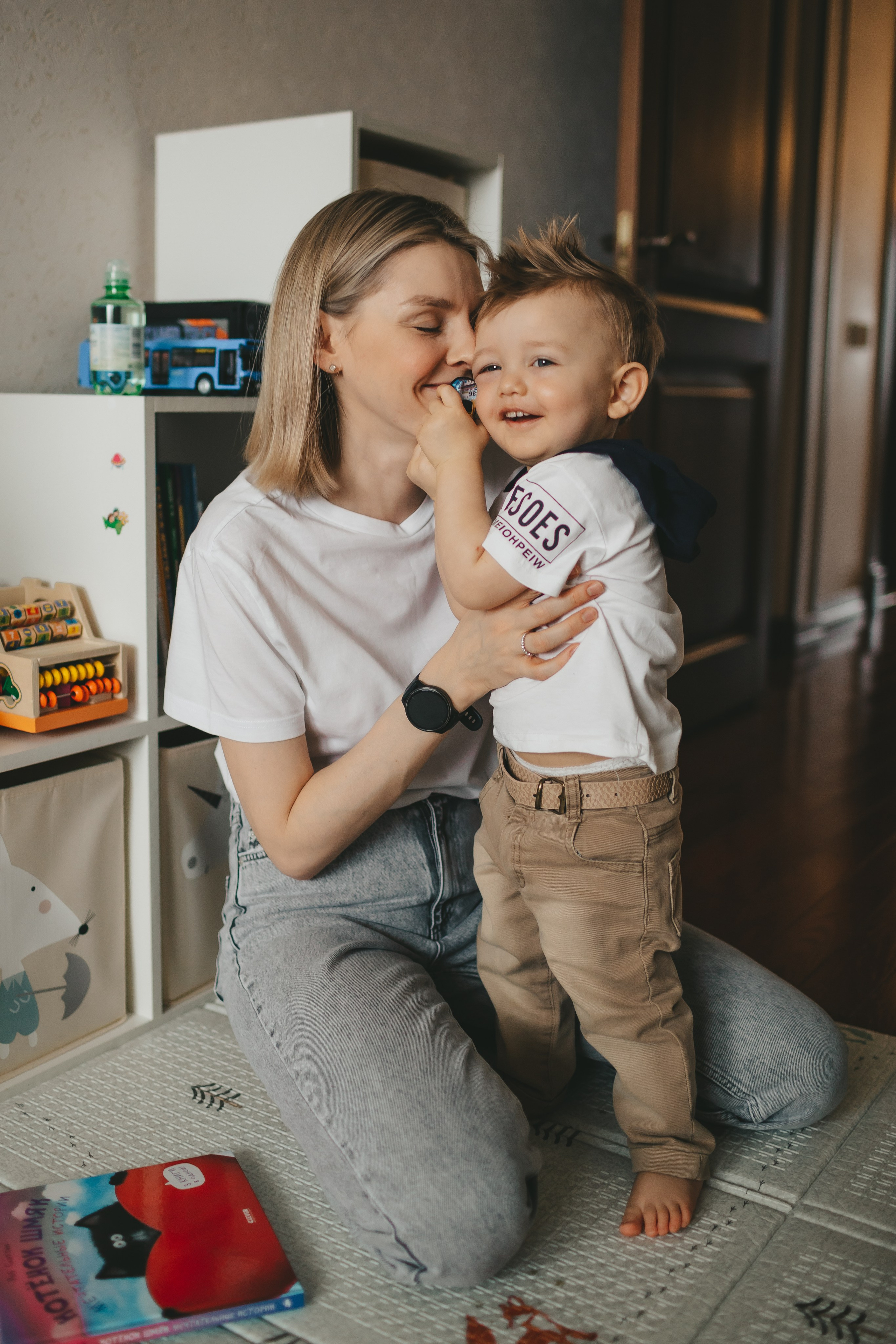 Костя, Таня и Лев (домашняя фотосессия). Семейный и детский фотограф и видеограф в Москве, Дрокина Наталья