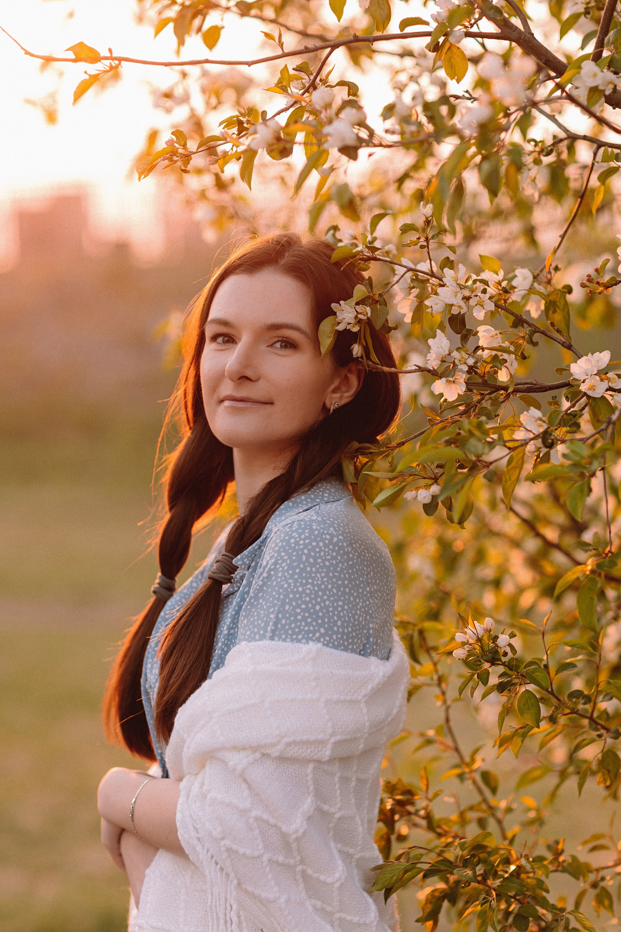 Яблони. Семейный фотограф Тюмень, фотограф на роды Салмина Мария