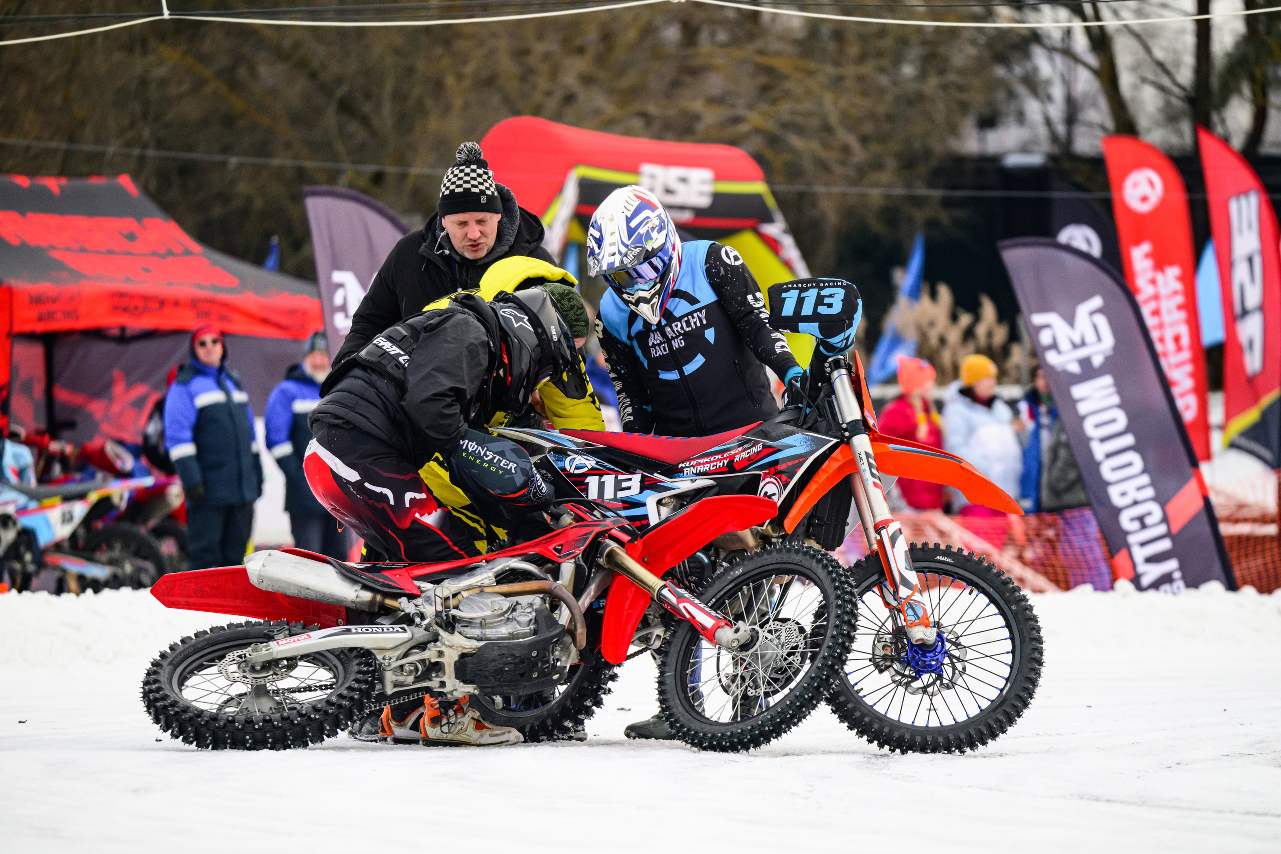 КУБОК МФР по мотокроссу на льду MX-SPEEDWAY, Анархия Рейсинг, Анатолий Ушаков, Мотокросс, Спидвей, Мотогонки, фотограф Антон Медведев, icoguar, Крылатское