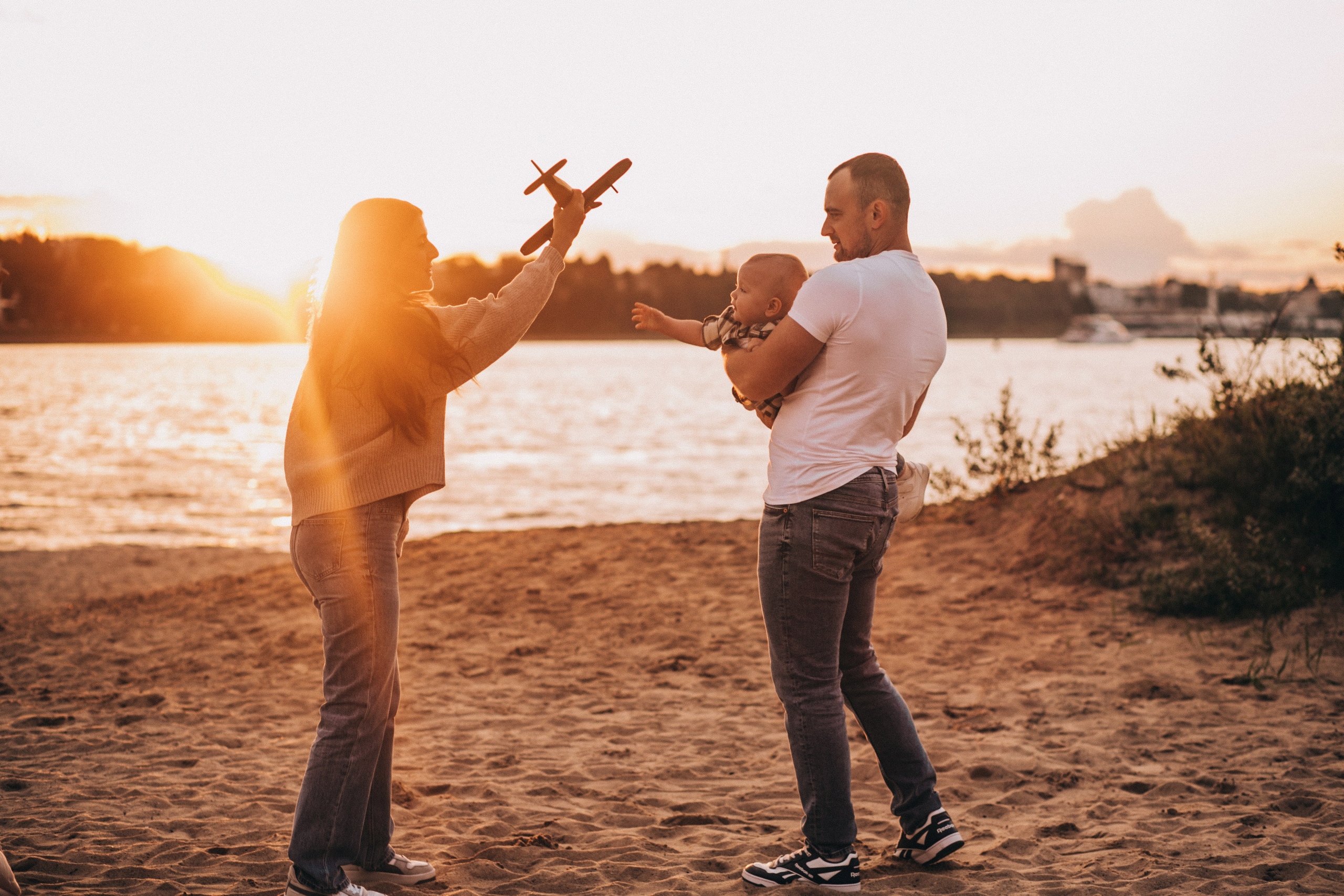 ~ На берегу заката ~. Семейный и детский фотограф в Ярославле