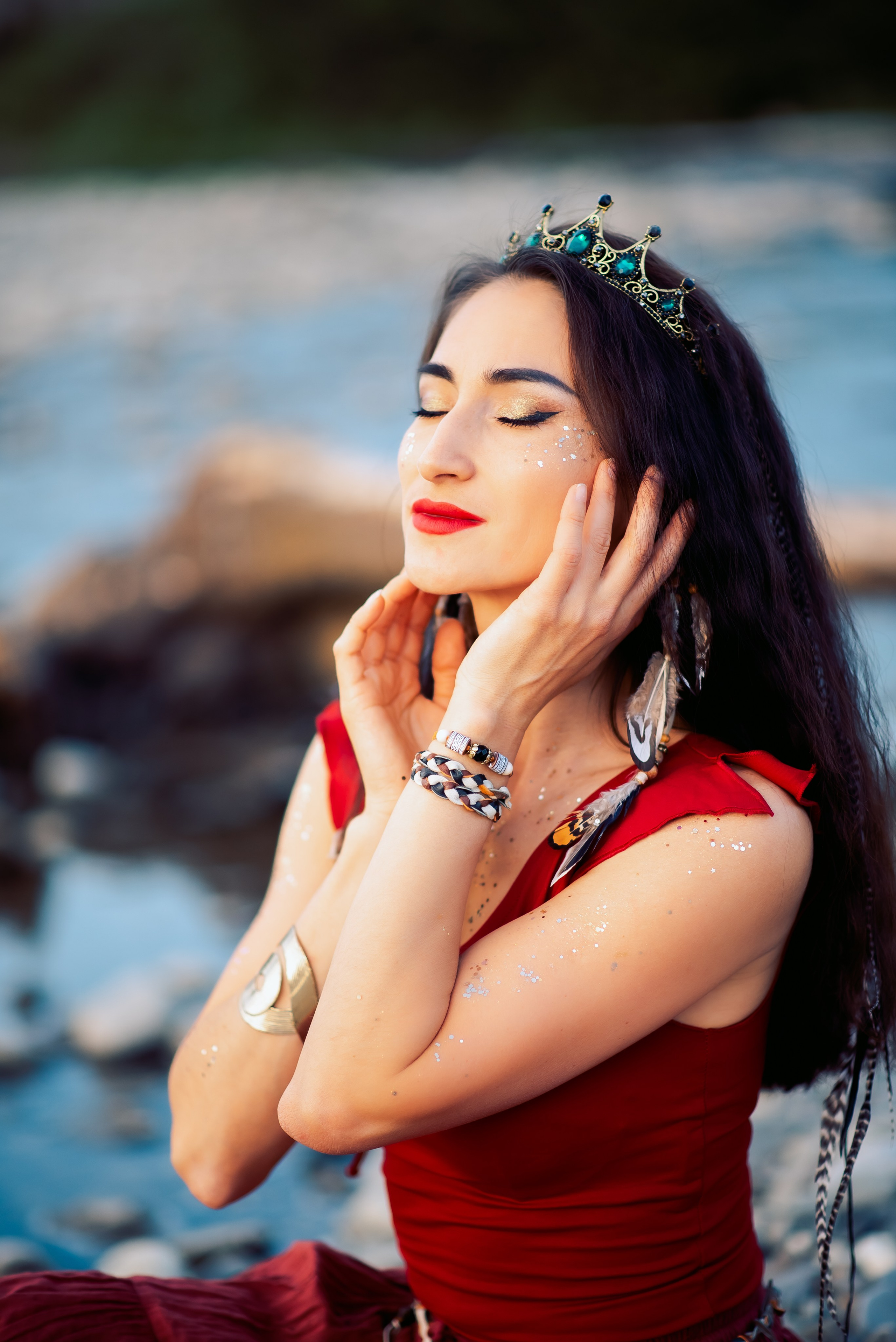 У костра. Семейный и женский фотограф Лоо Краснодар Сочи Энем Татьяна Трибурт