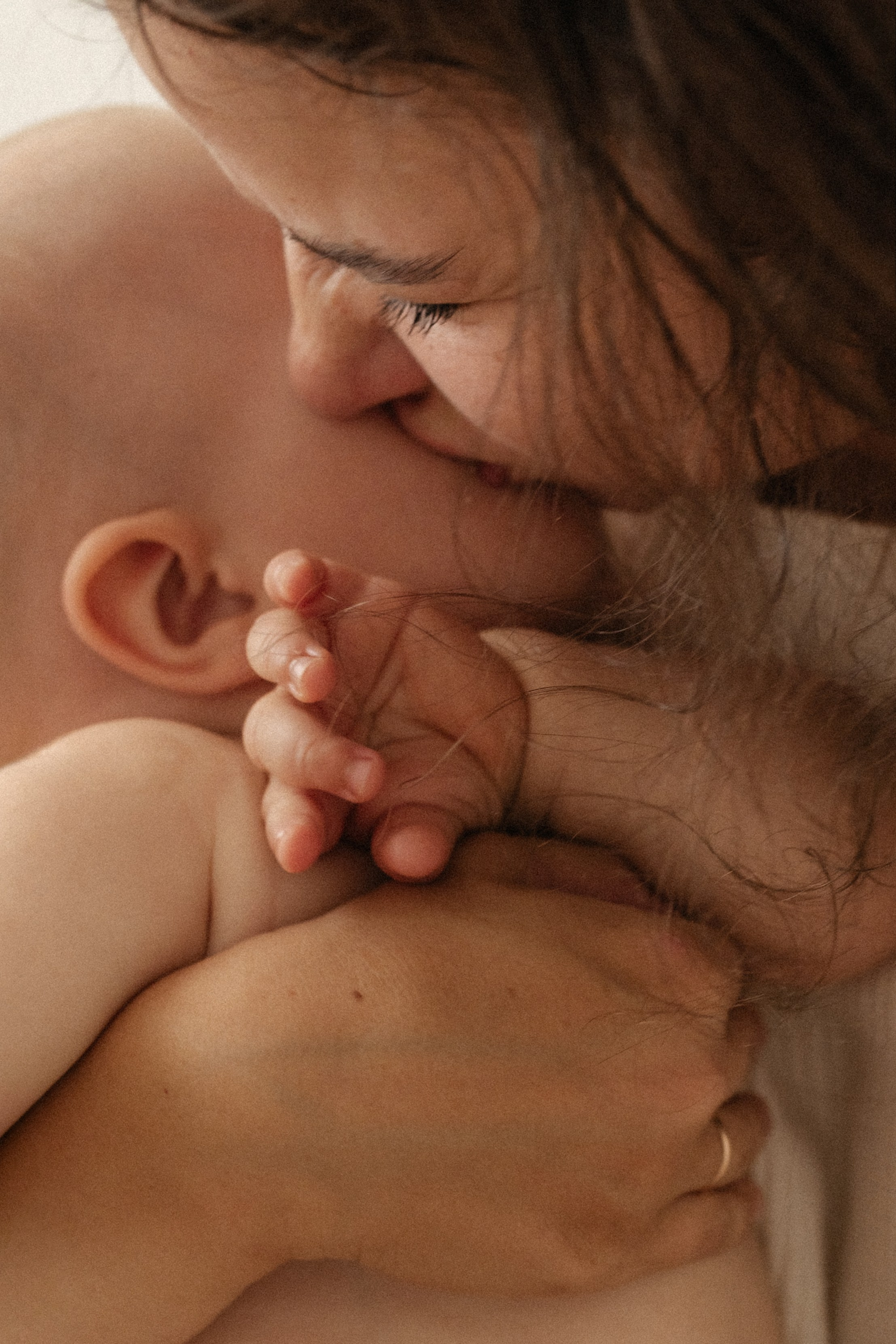 Семейная фотосессия дома с малышом. Семейный и портретный фотограф Нижний Новгород