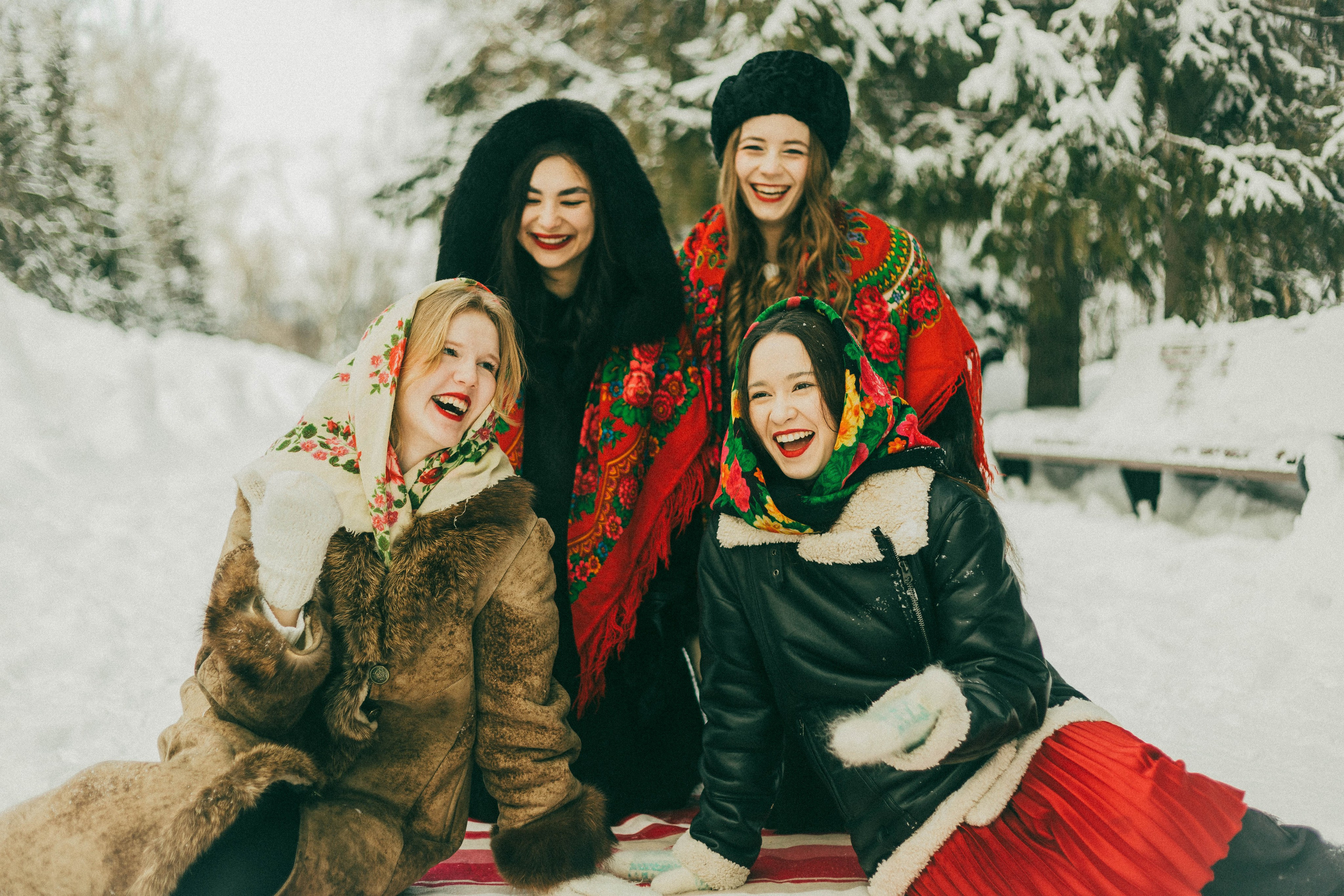 Зима в стиле СССР. Портретный и репортажный фотограф Елизавета Рудовская|Казань