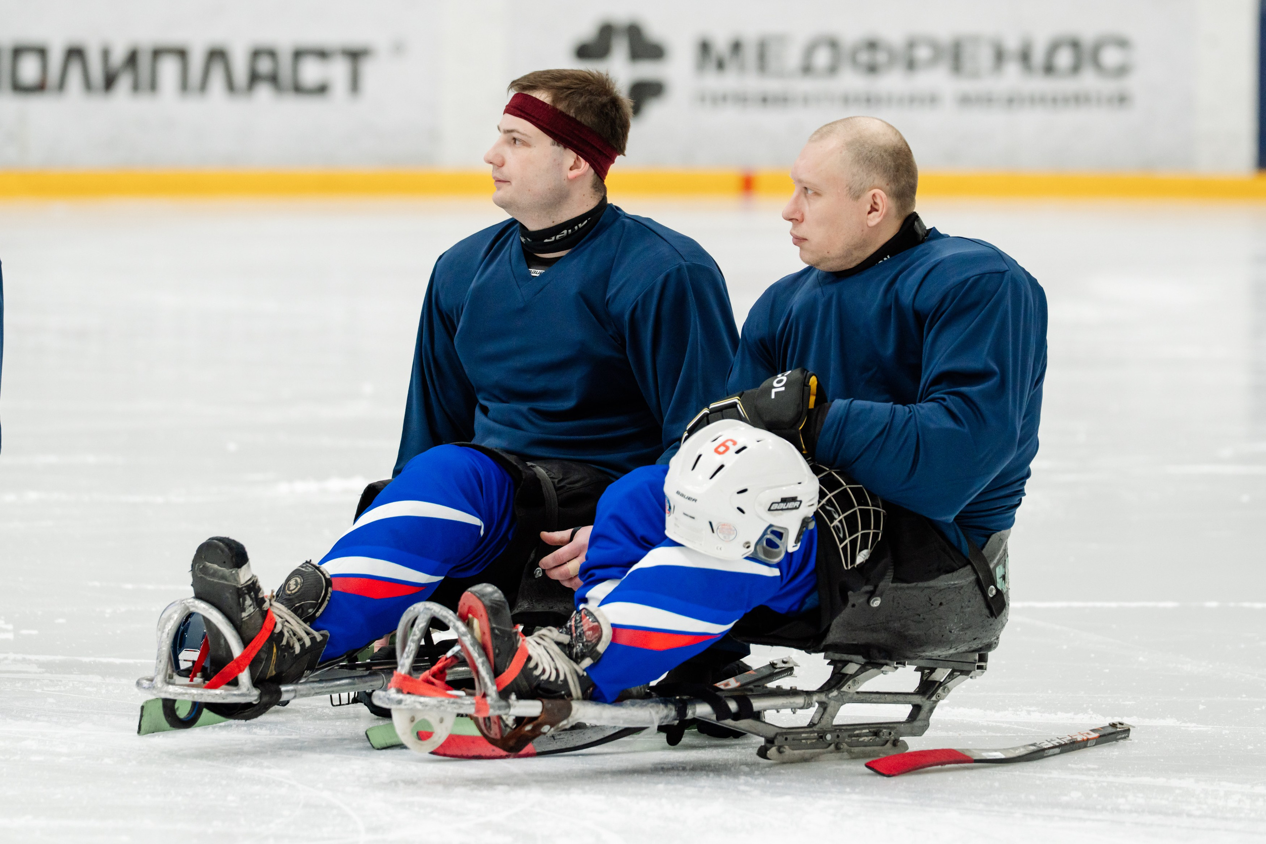 Игра в следж хоккей приуроченная 23.02.26 в арене Сталкер