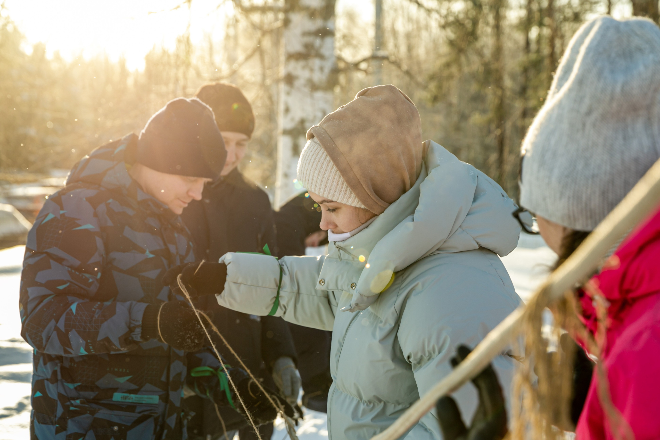 Зимний тимбилдинг. Фотограф Ершова Светлана