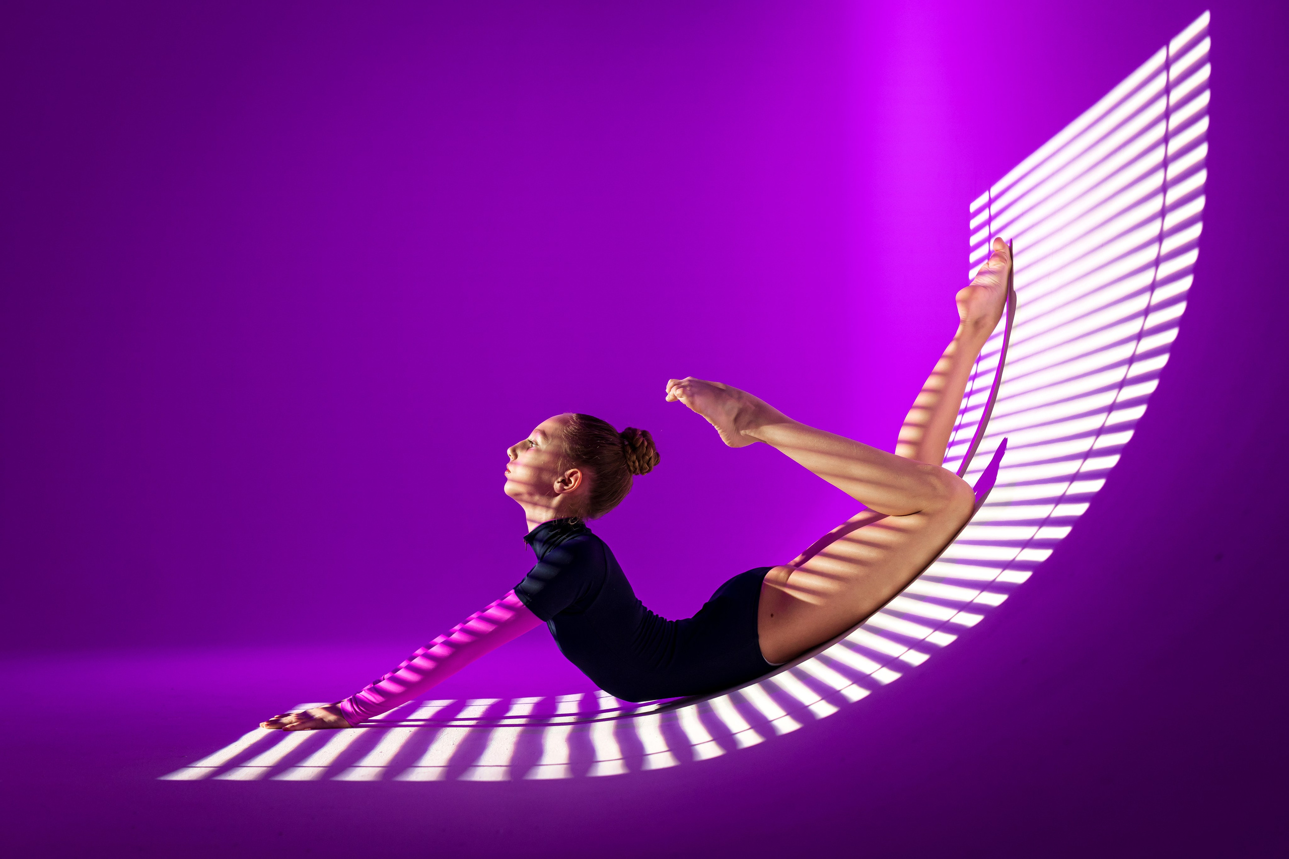 Фотосъёмка гимнасток на белой циклораме. Балетный фотограф Алина Ханько — Душа Балета