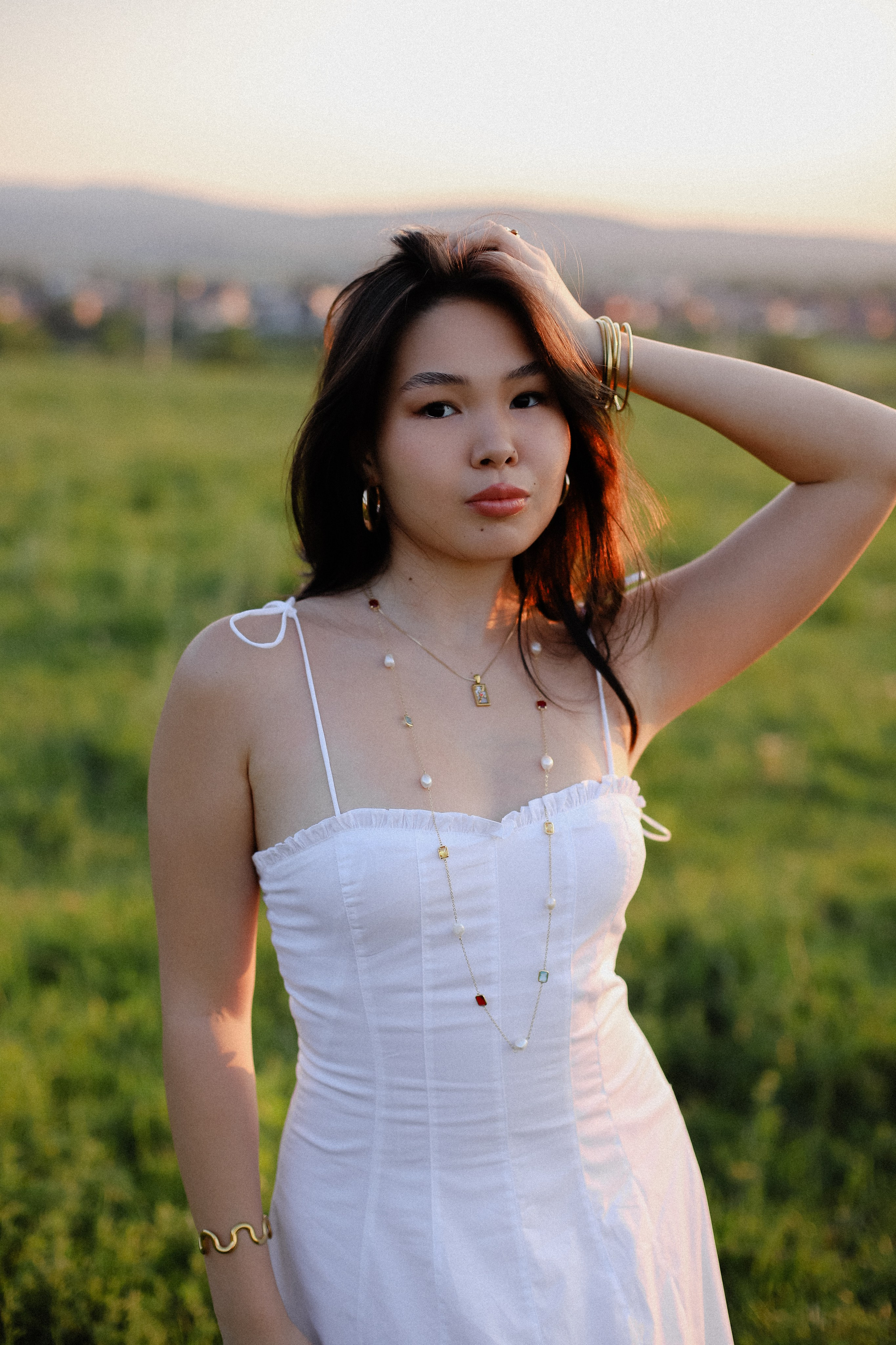 Поле на закате. Фотограф в Алматы и Москве Даша Пушкина