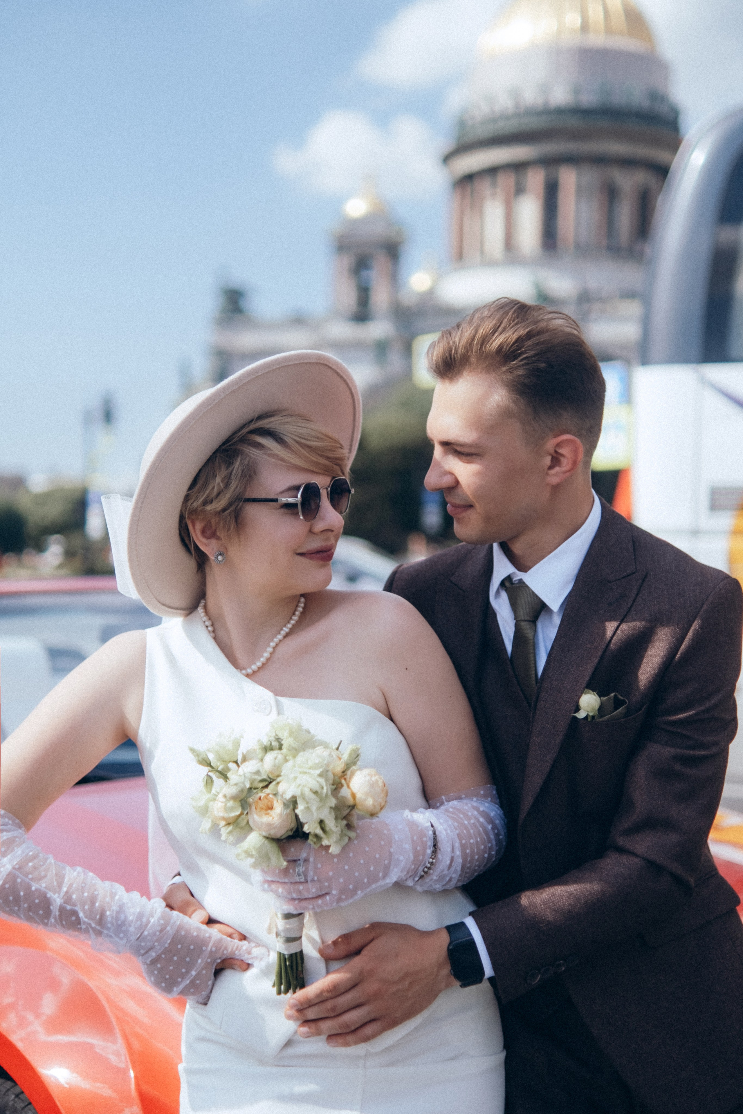 Фрунзенский ЗАГС+прогулка в Центре. Фотограф в Санкт-Петербурге Кристина Брянская