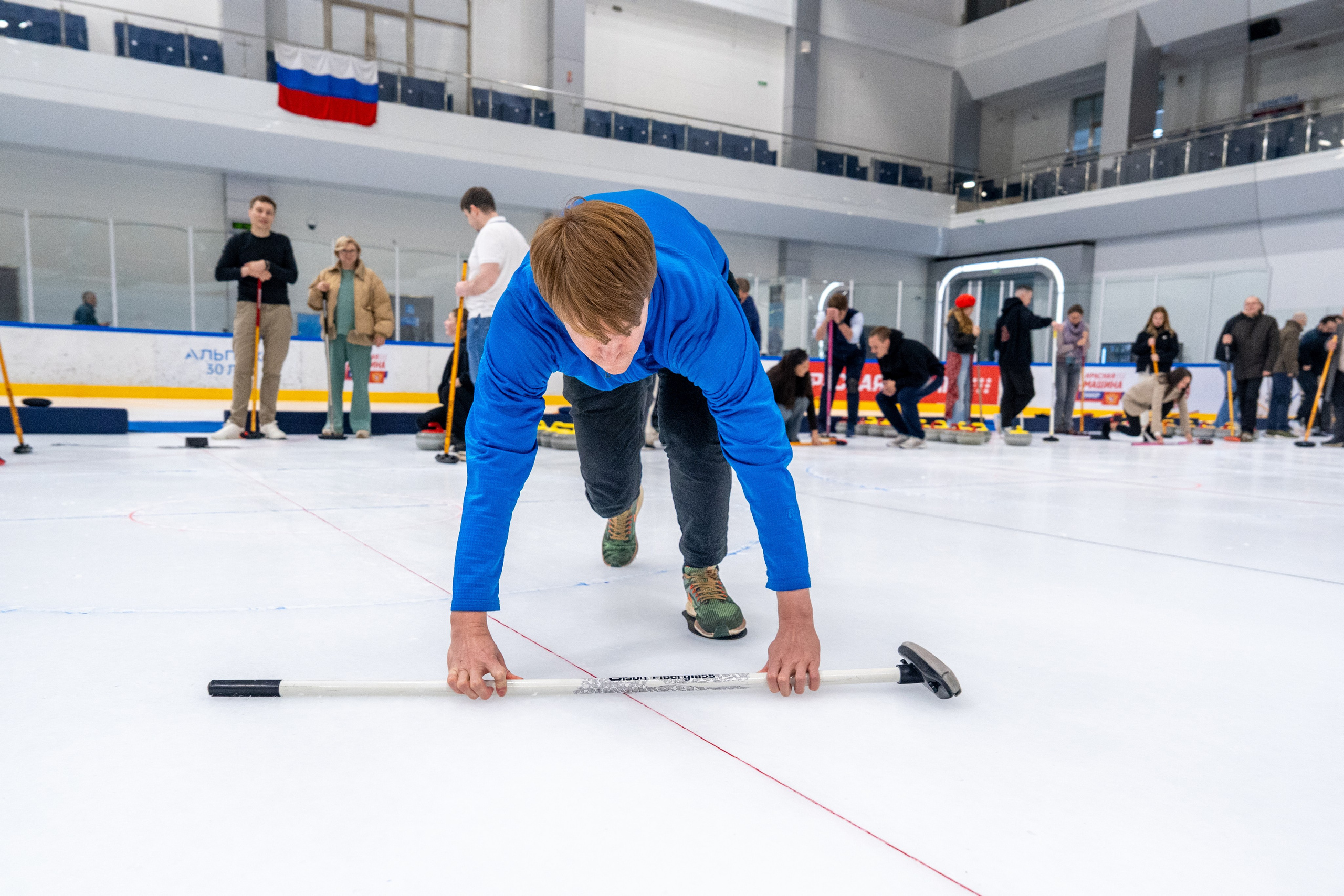 Керлинг для компании Р-Фарм. Репортажный фотограф в Красной Поляне и Сочи Павлюченко Екатерина