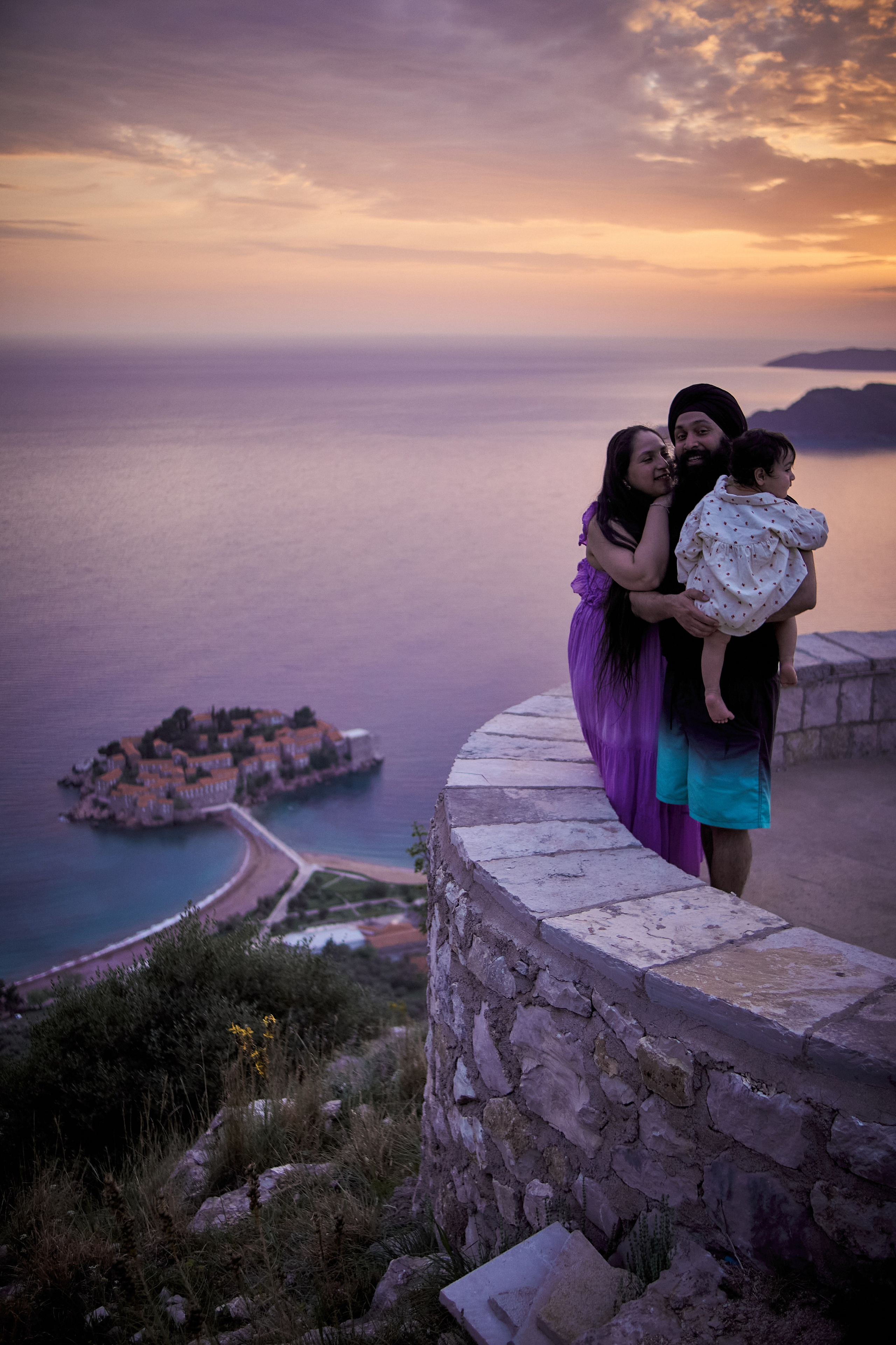 Фотограф в Черногории | Семейная фотосессия в Милочере и Свети Стефане