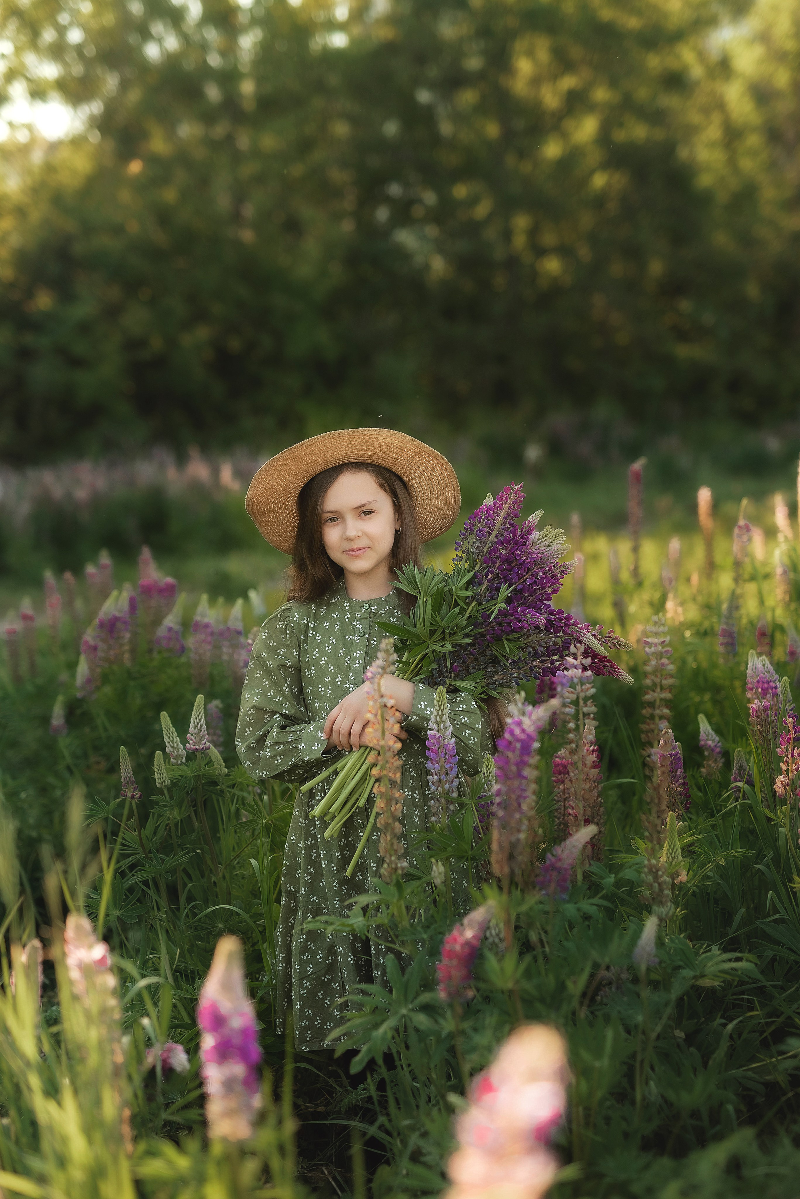 Фотосессия в люпинах. Семейный, детский фотограф в Воронеже Анна Никитина
