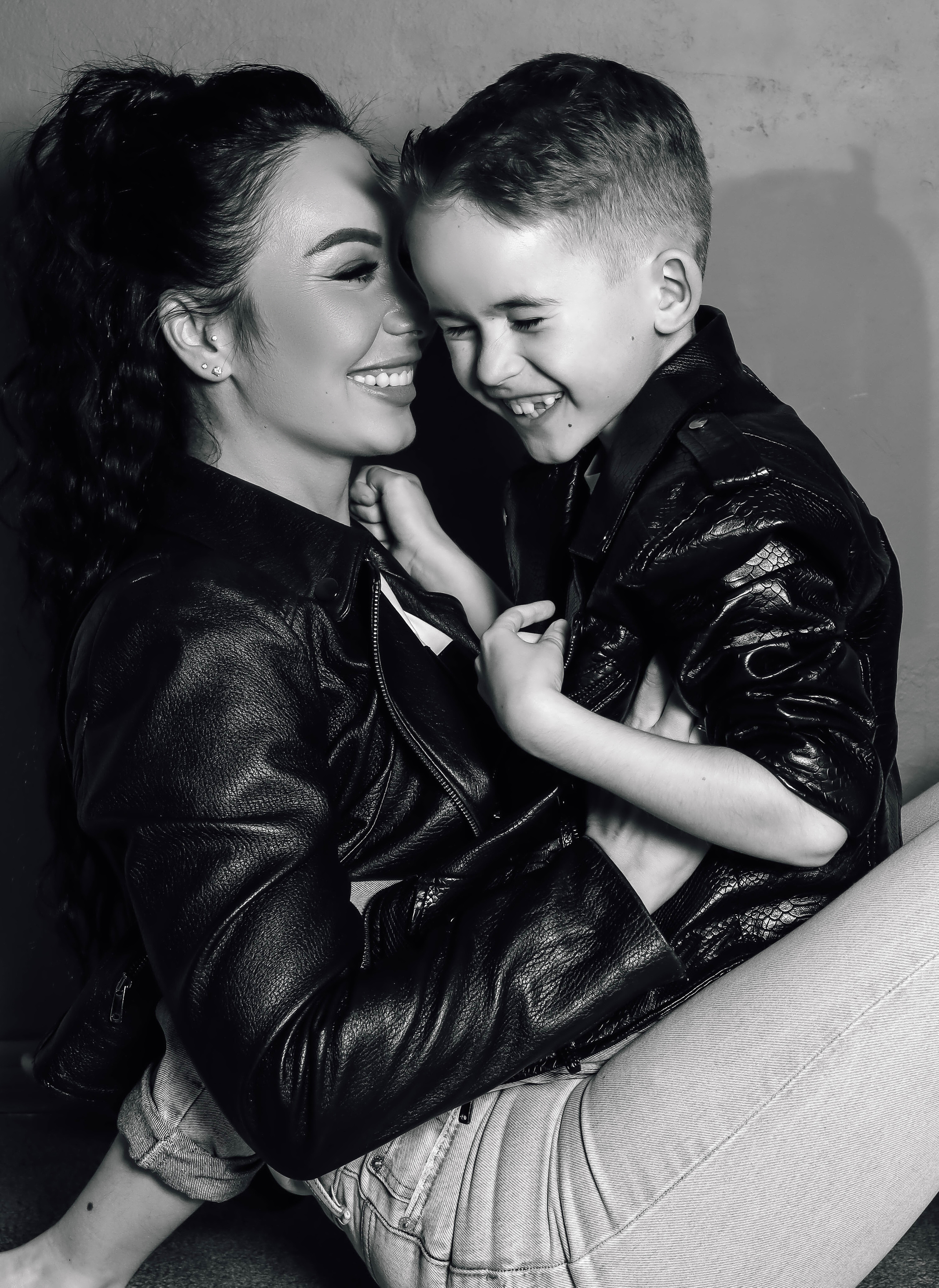 Оля с сыном Данилом