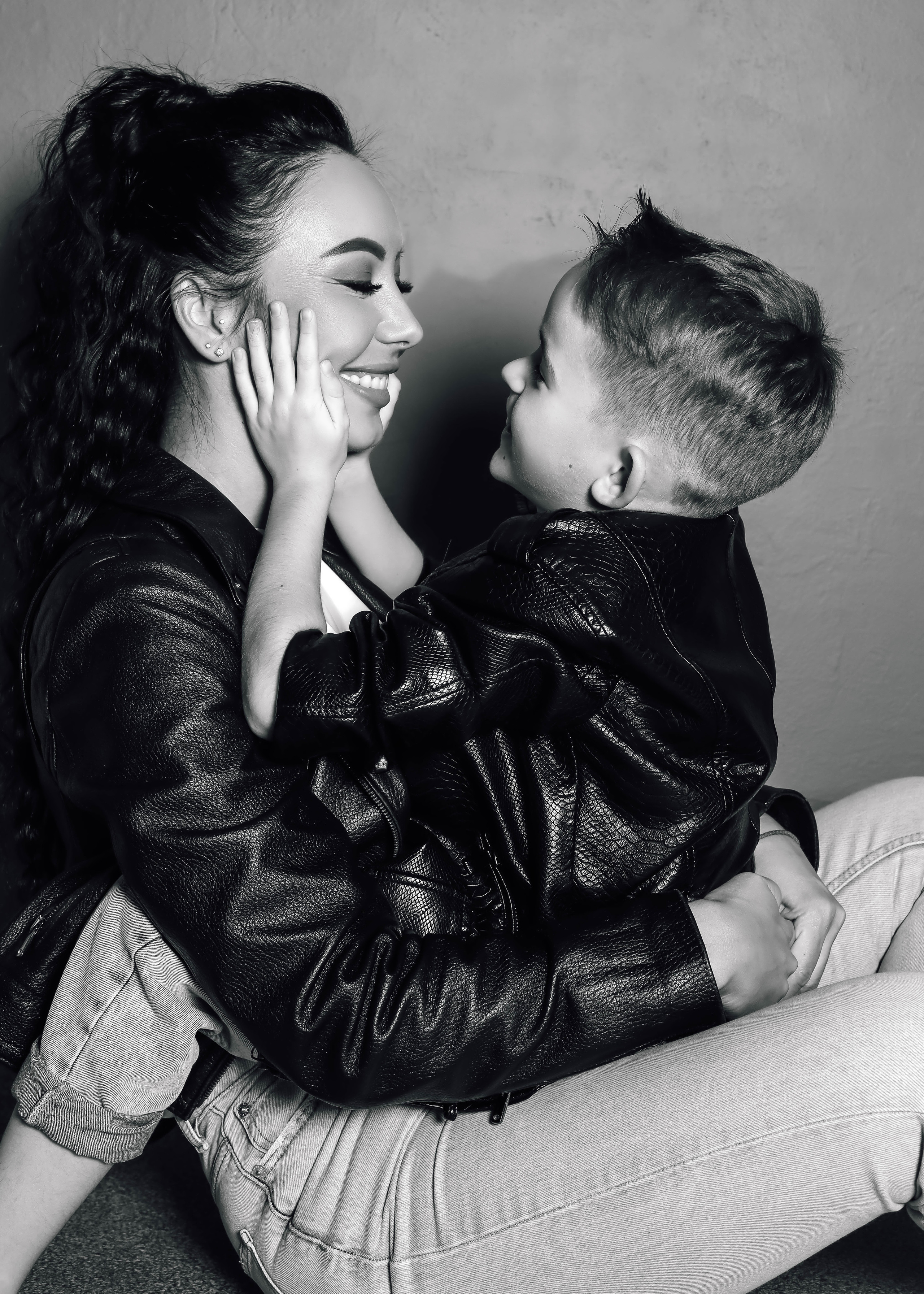 Оля с сыном Данилом