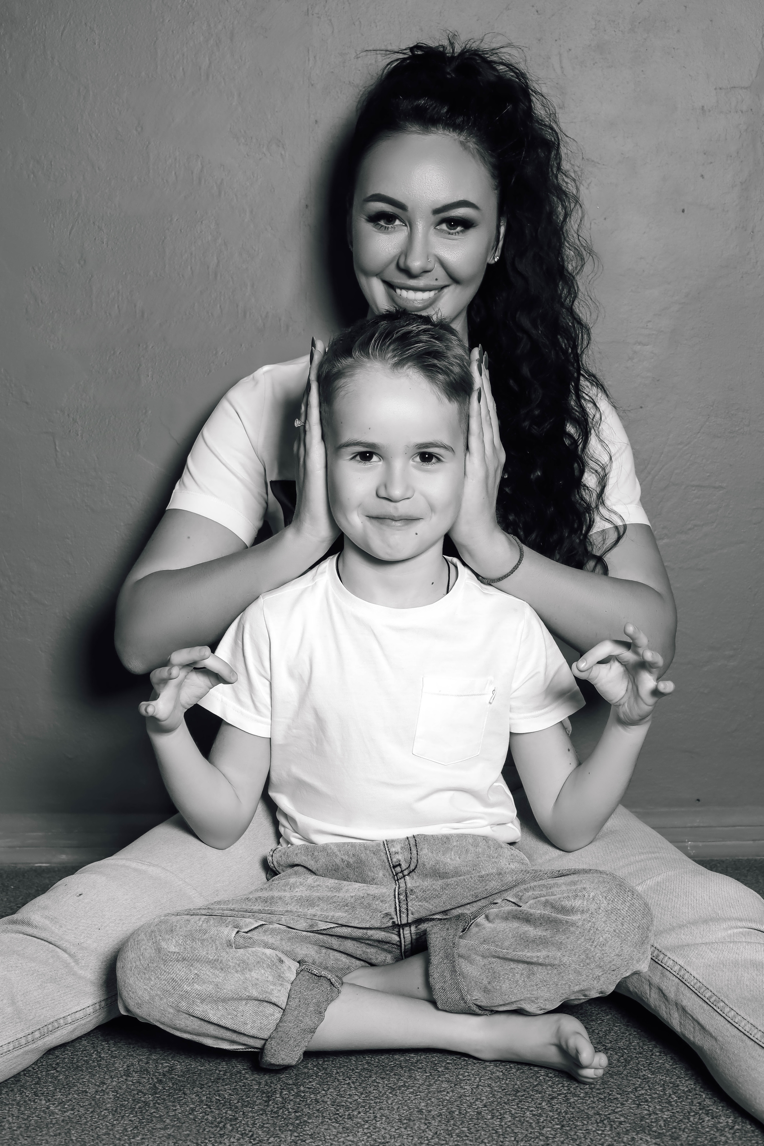 Оля с сыном Данилом