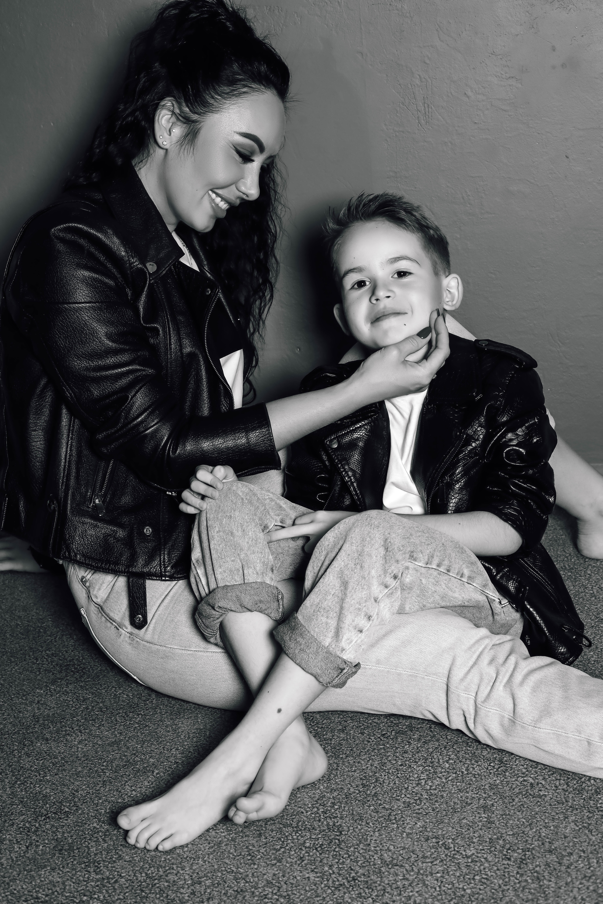 Оля с сыном Данилом