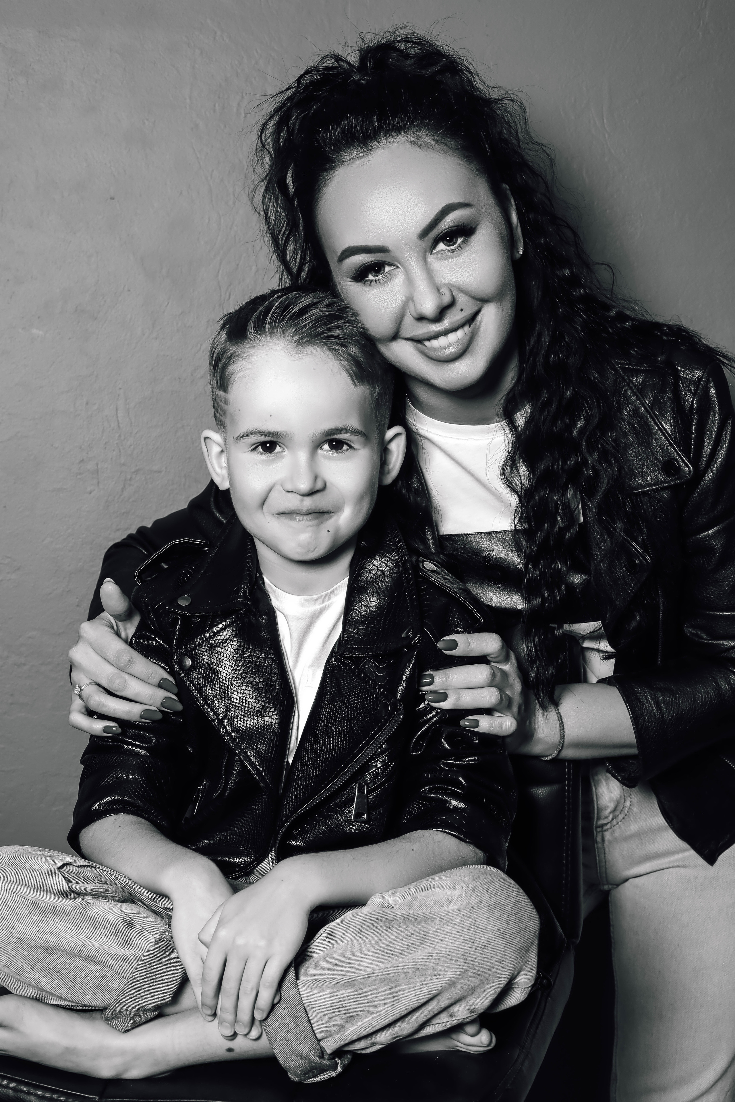 Оля с сыном Данилом