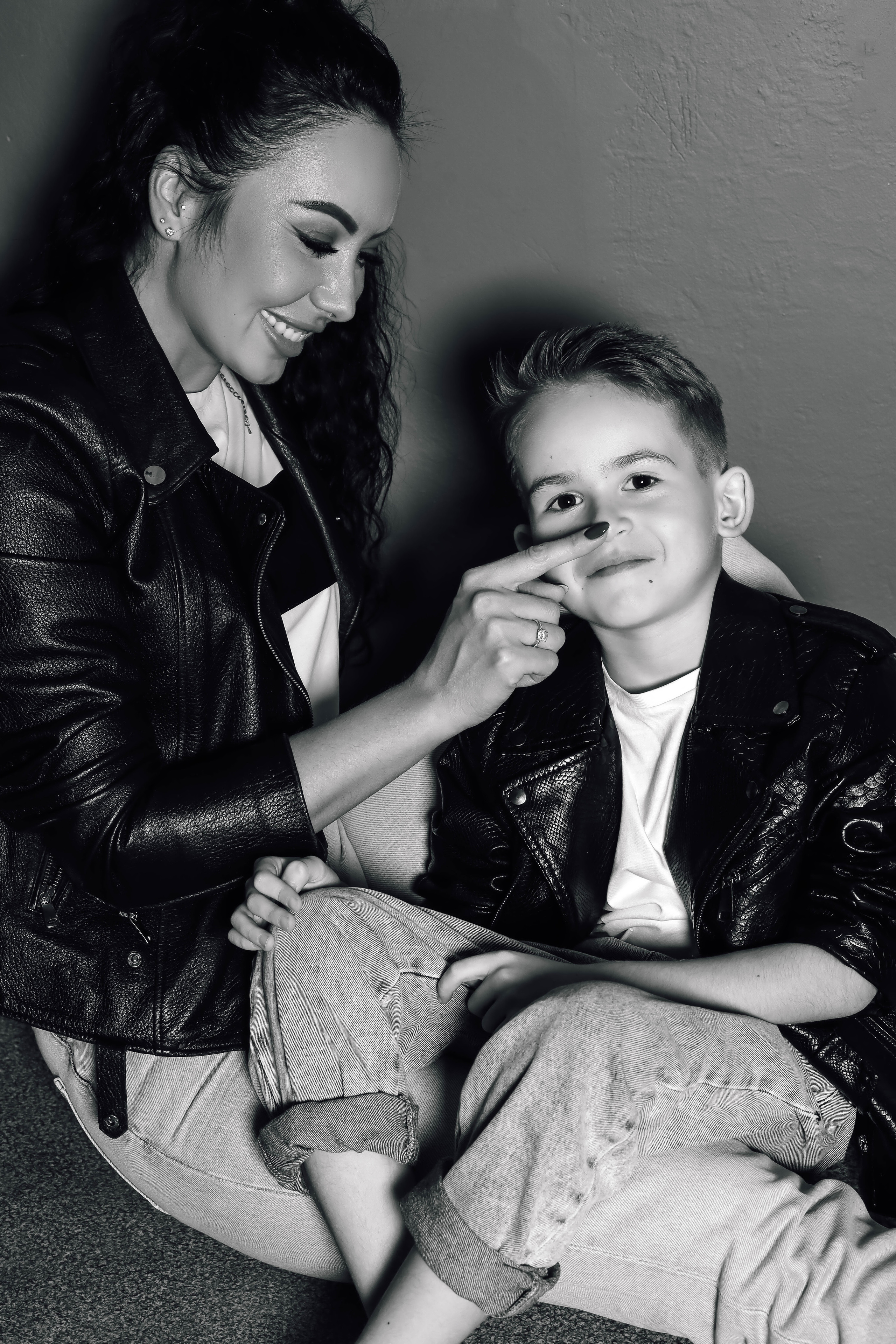 Оля с сыном Данилом