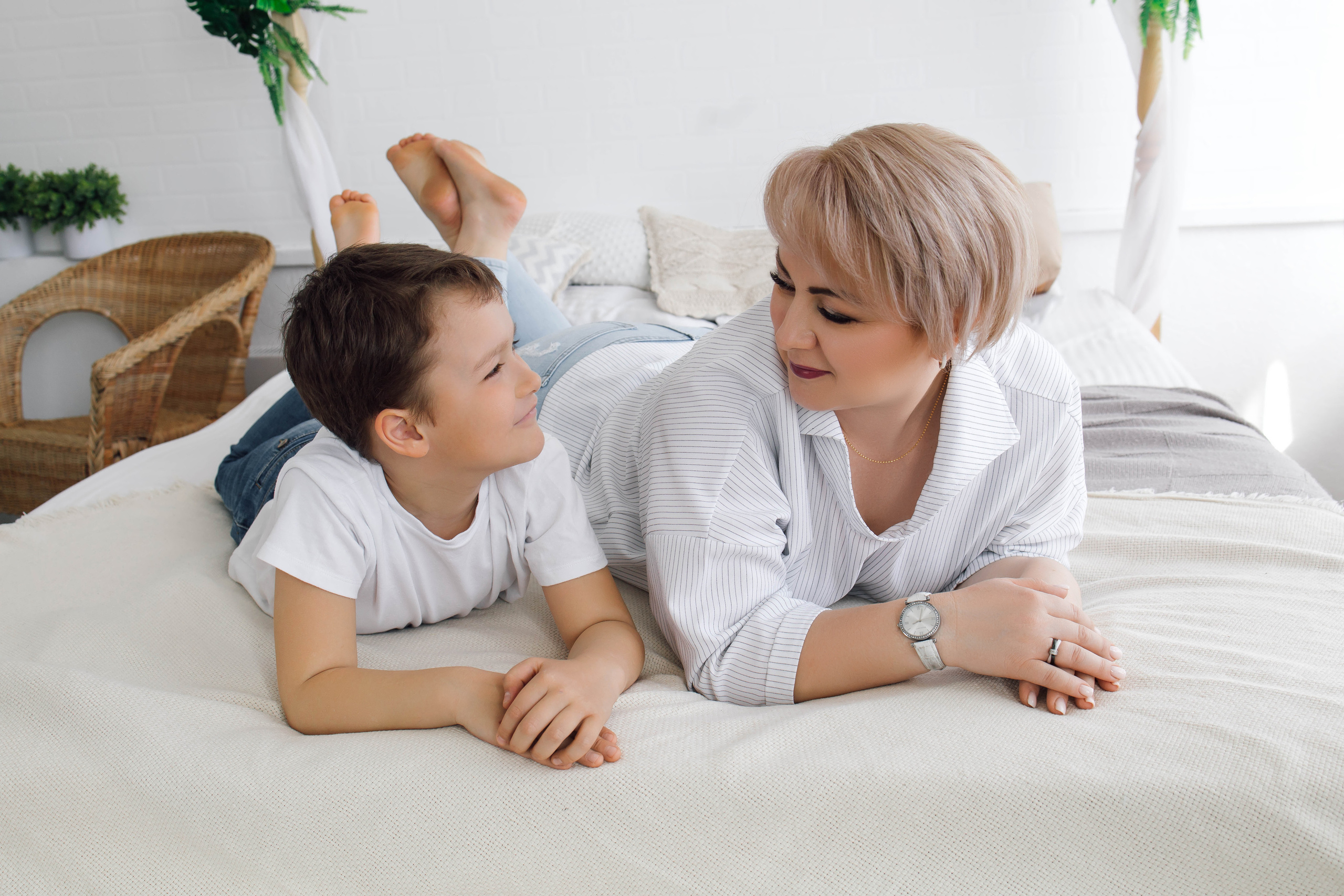 Лиля с сыном