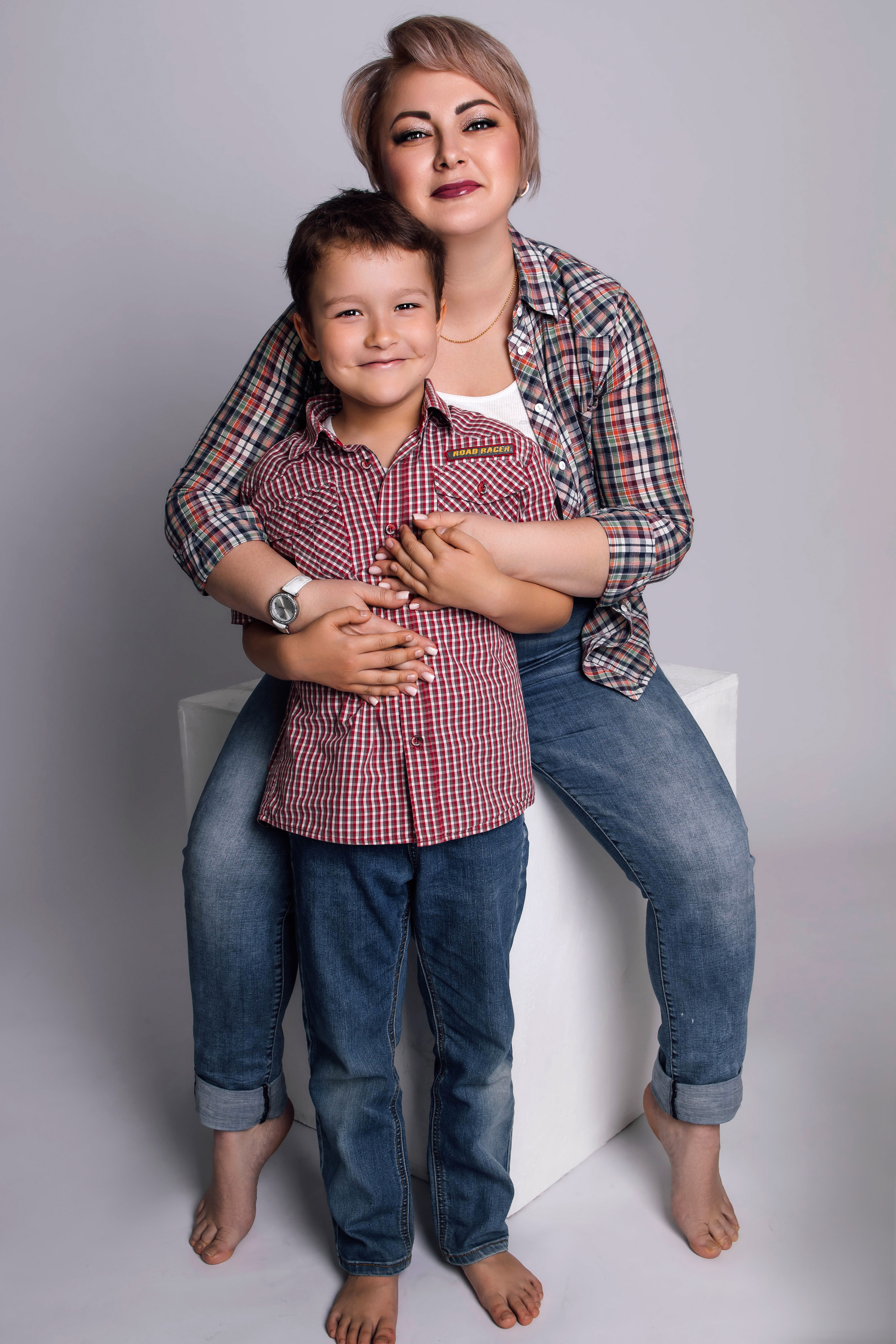 Лиля с сыном