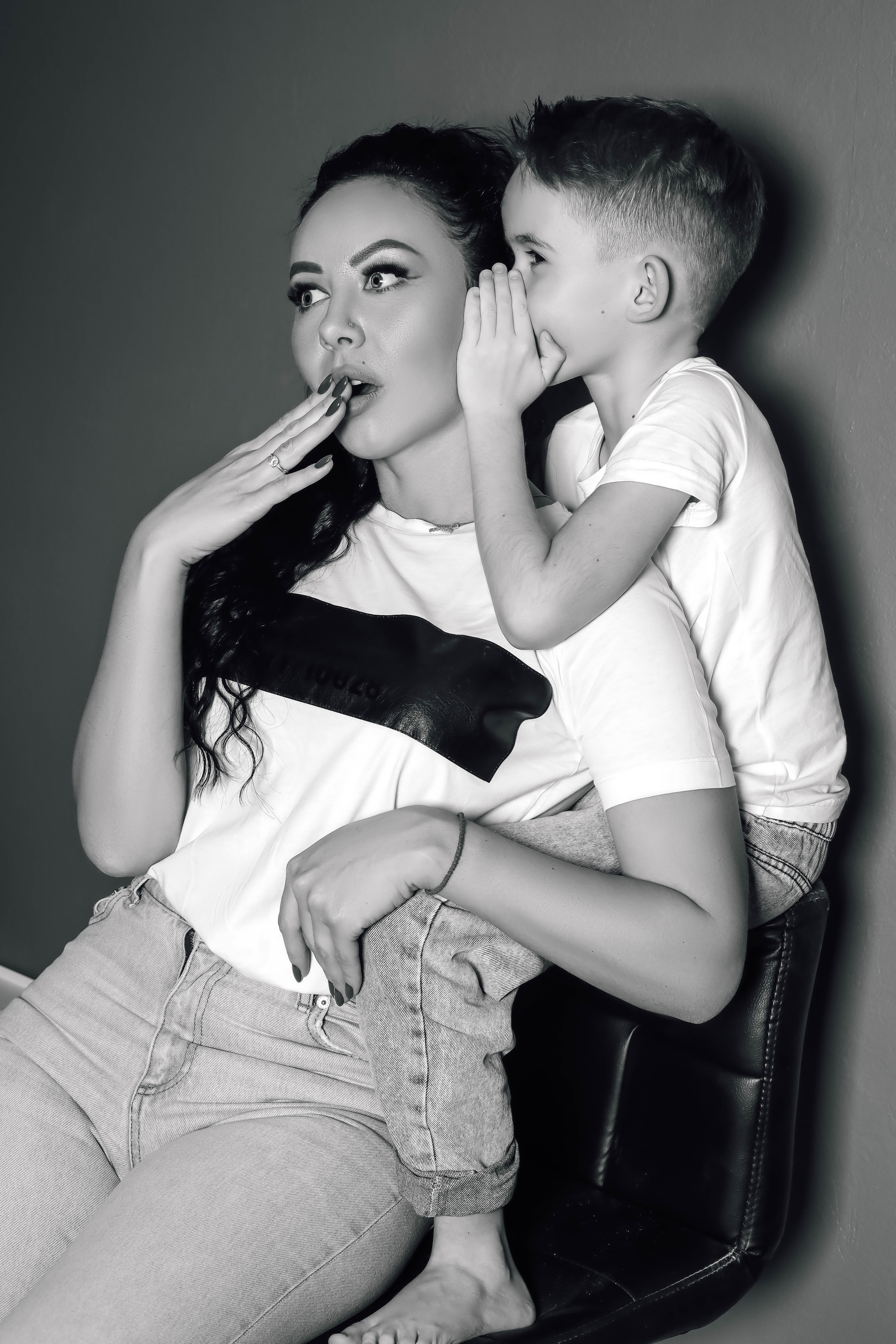 Оля с сыном Данилом