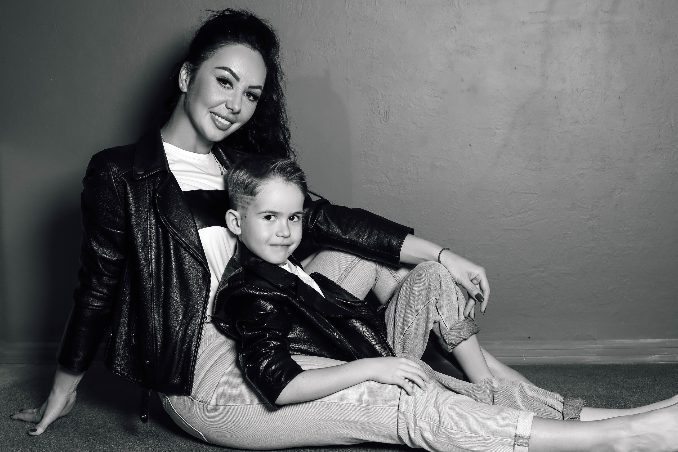 Оля с сыном Данилом