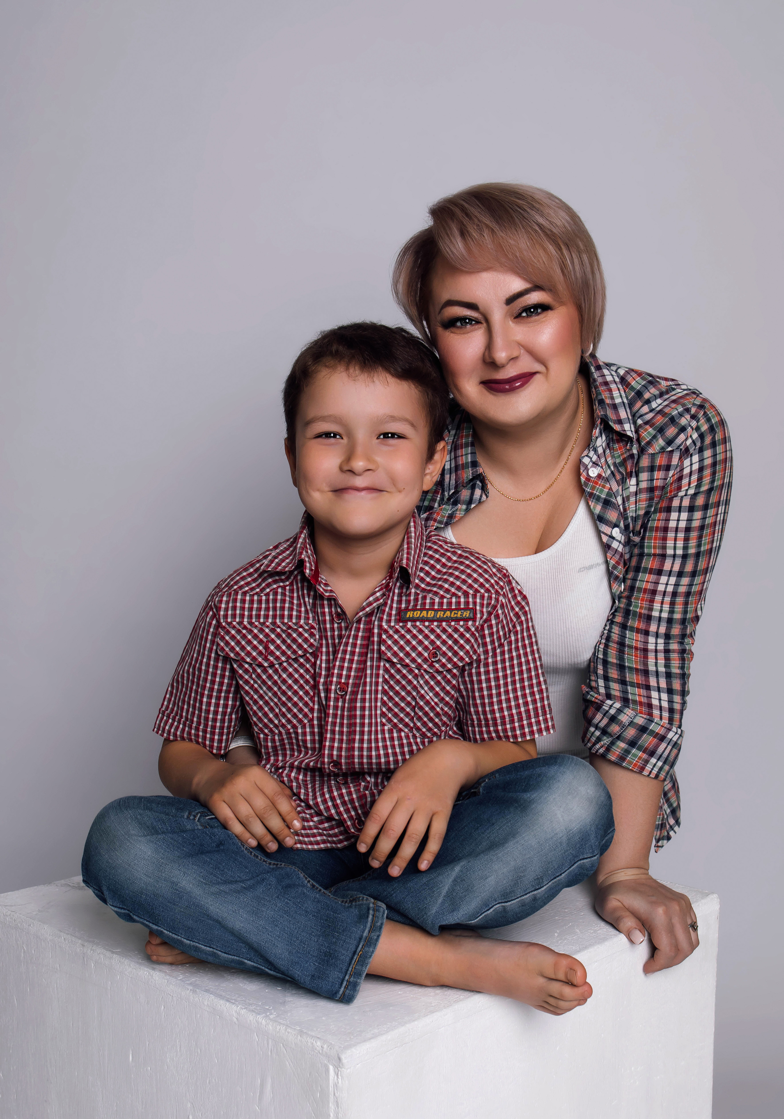 Лиля с сыном