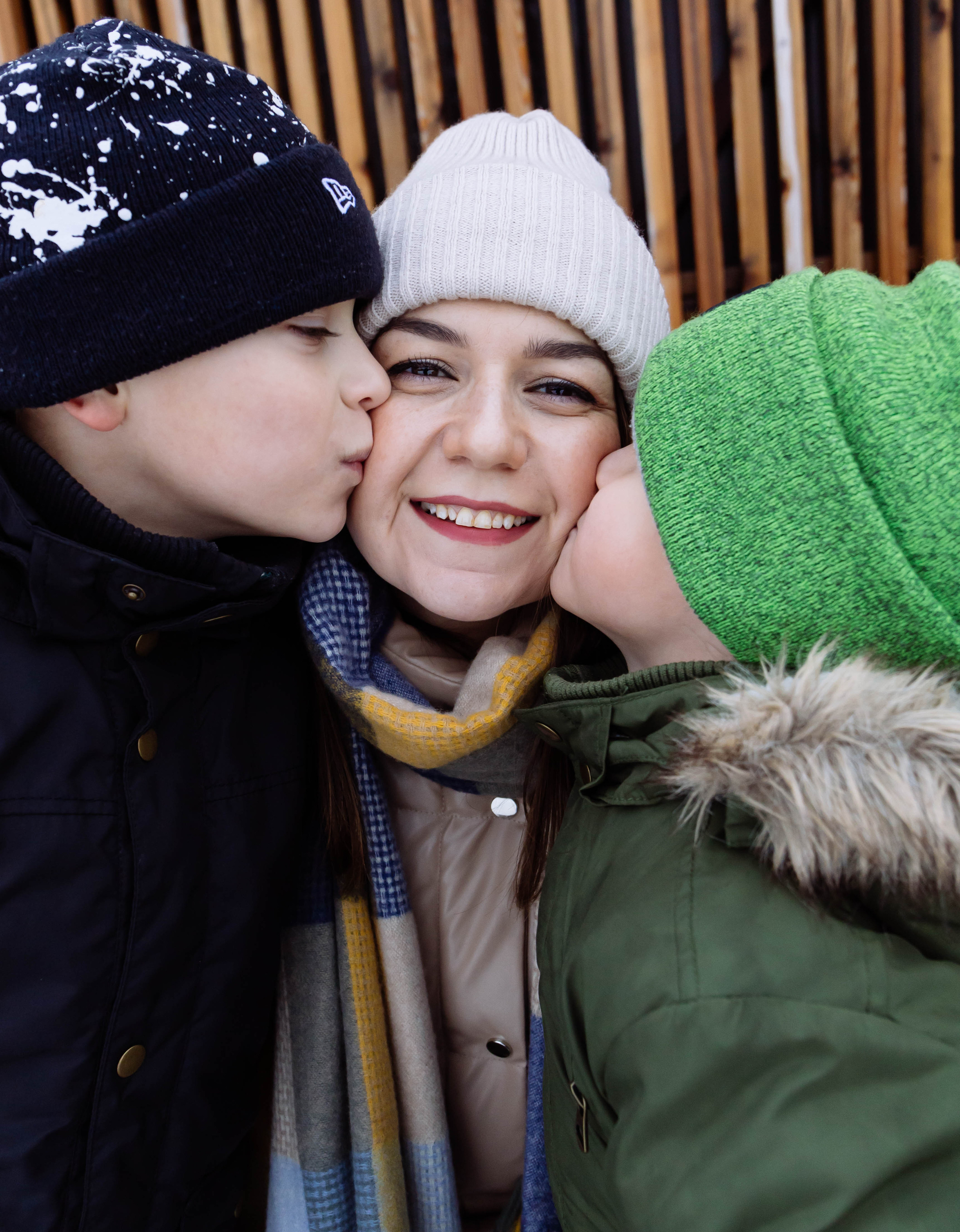 Кристина с детьми