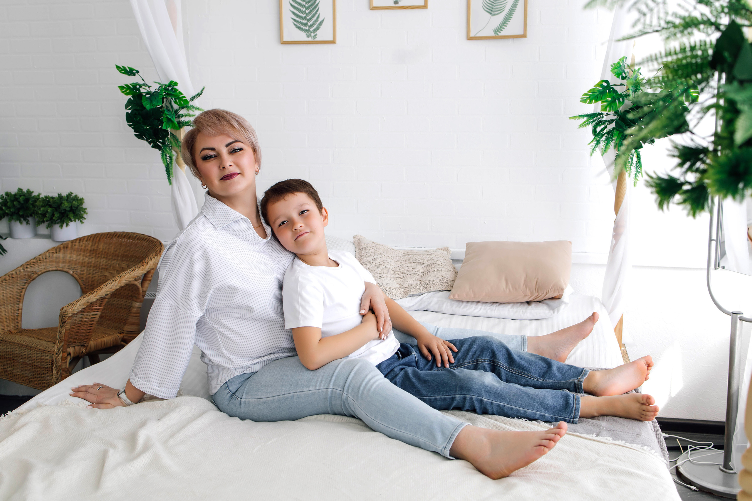 Лиля с сыном