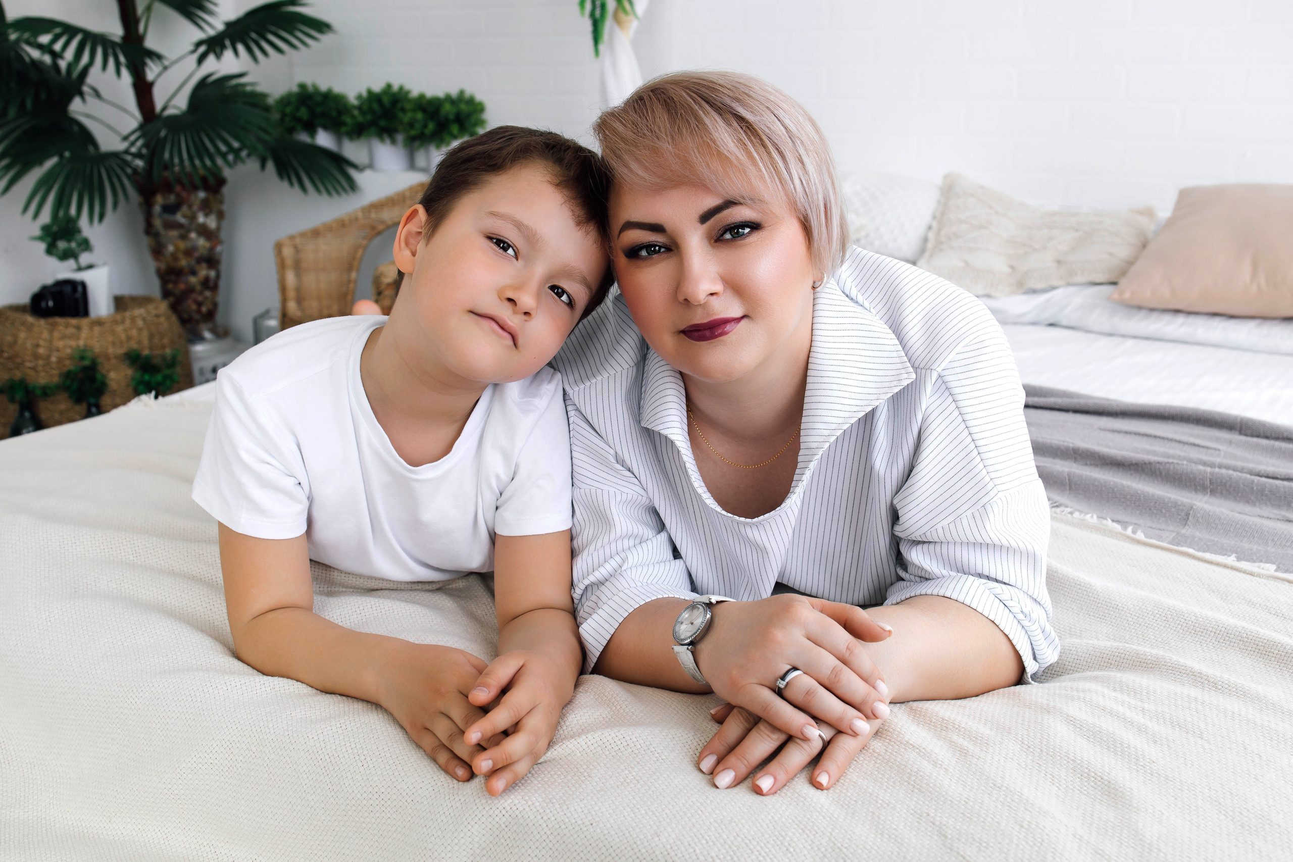 Лиля с сыном