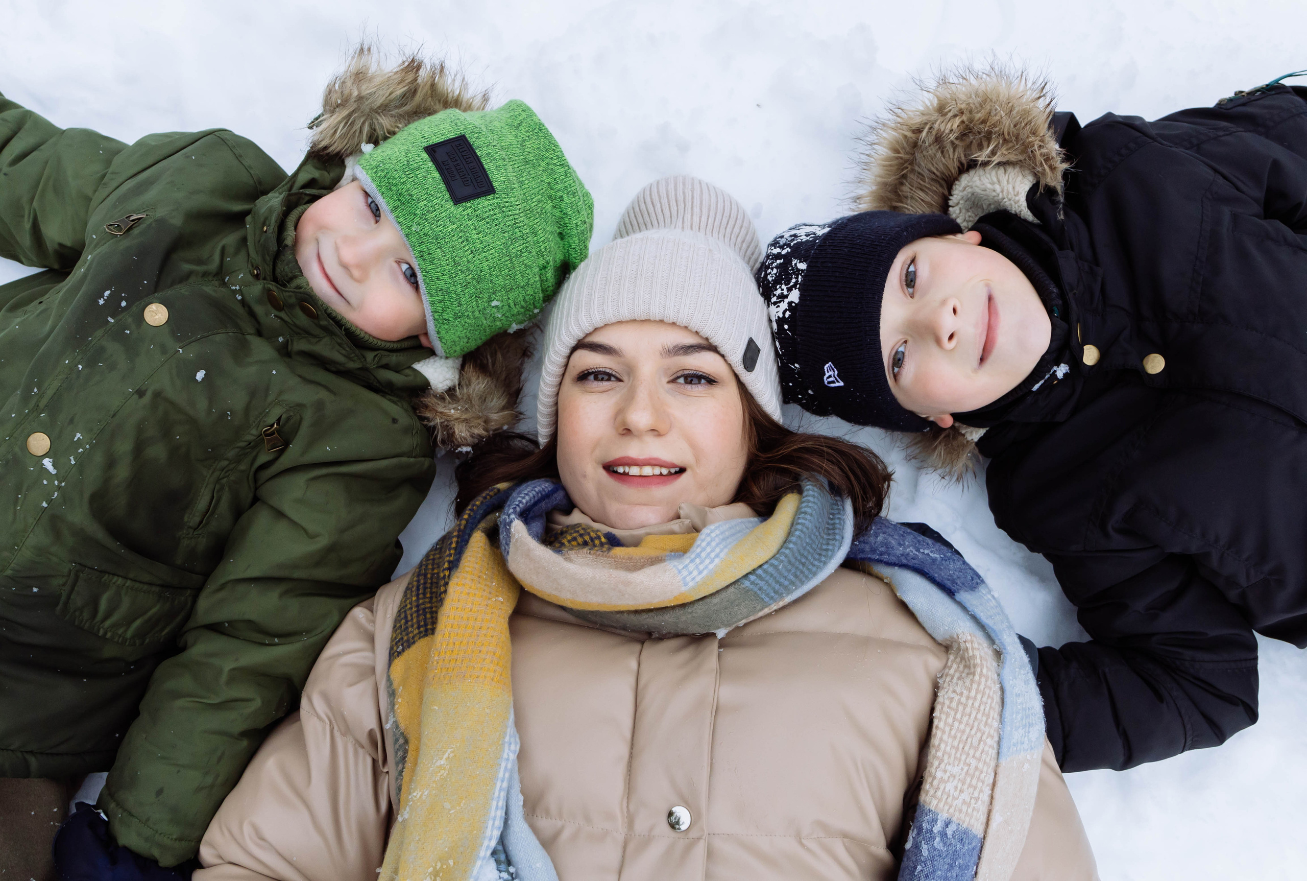 Кристина с детьми