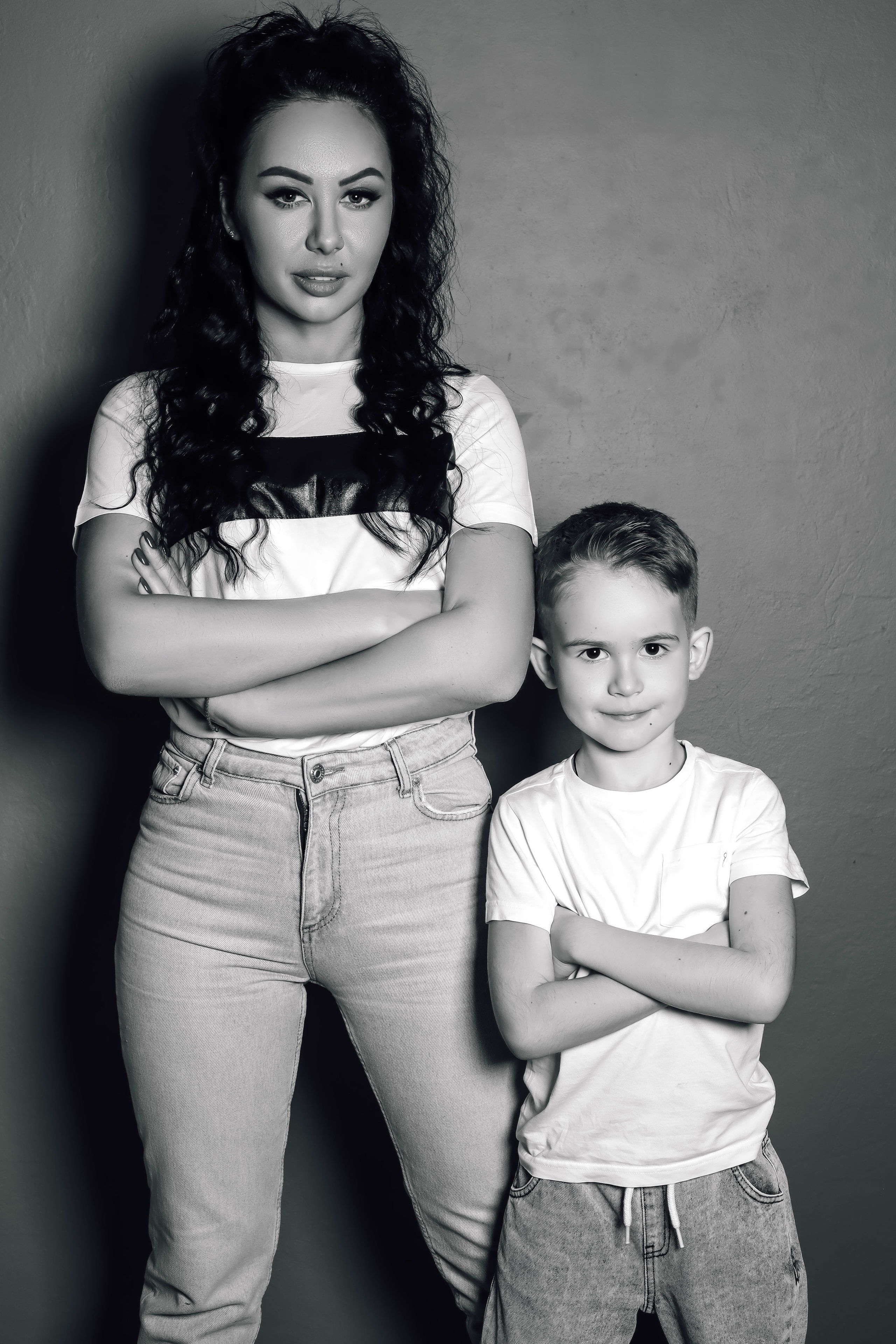 Оля с сыном Данилом