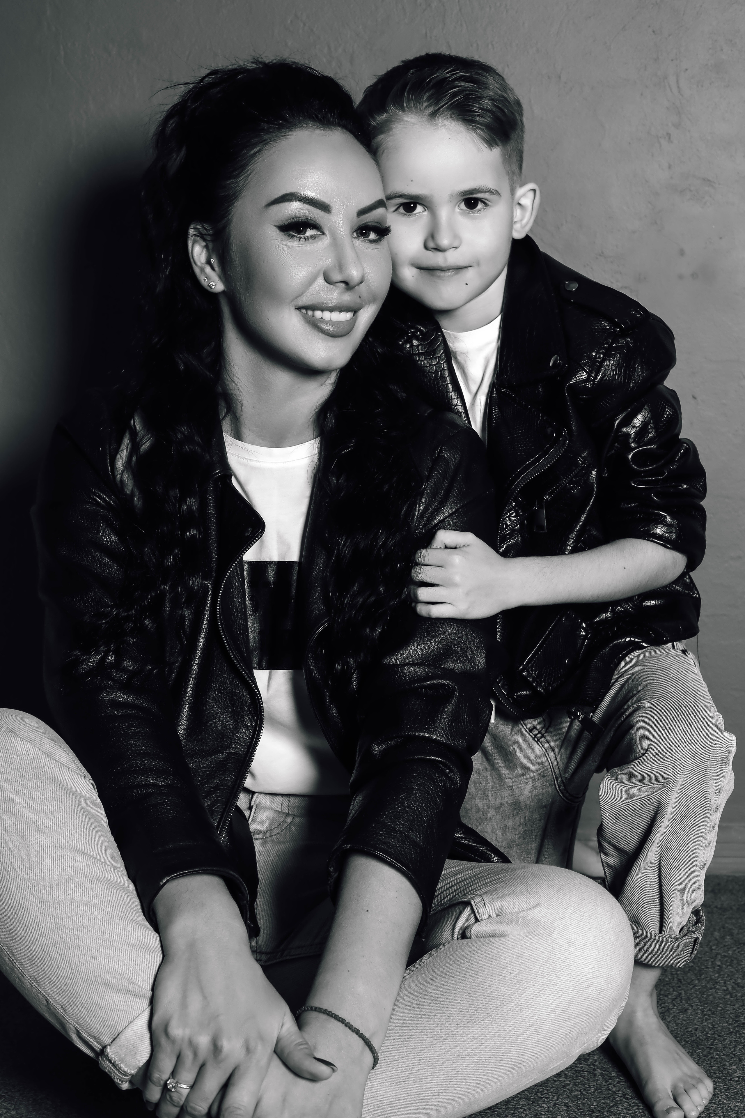 Оля с сыном Данилом