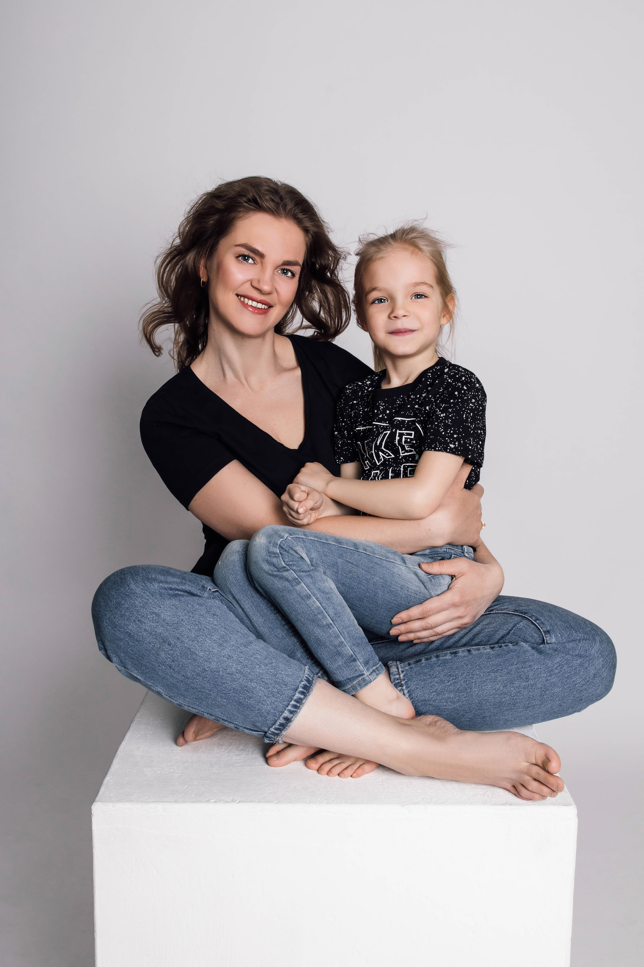 Елена с семьей