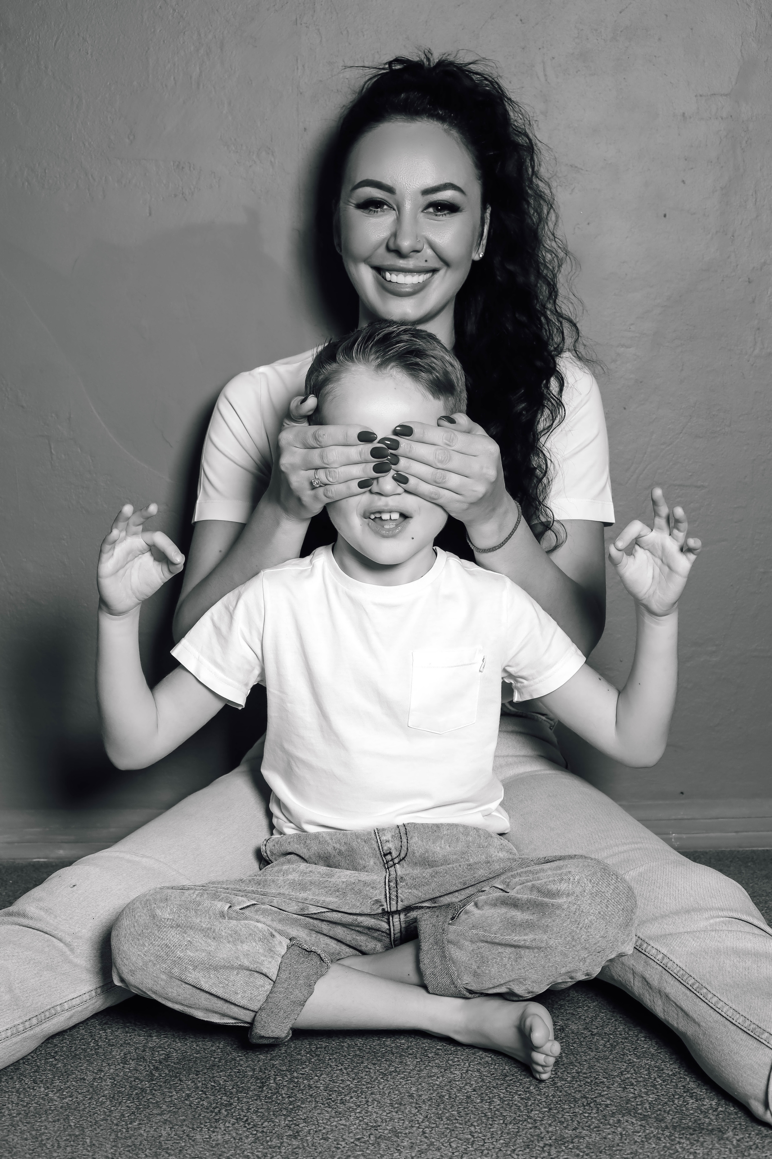 Оля с сыном Данилом