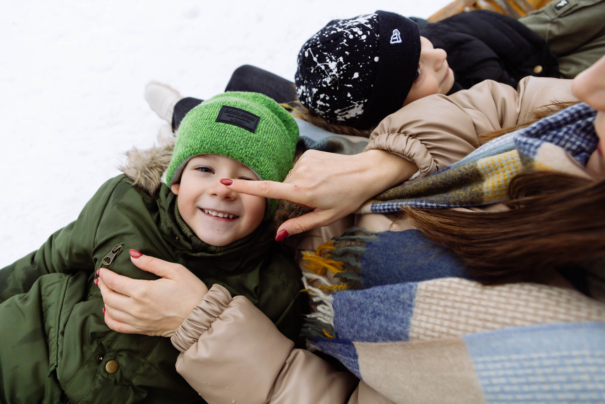 Кристина с детьми