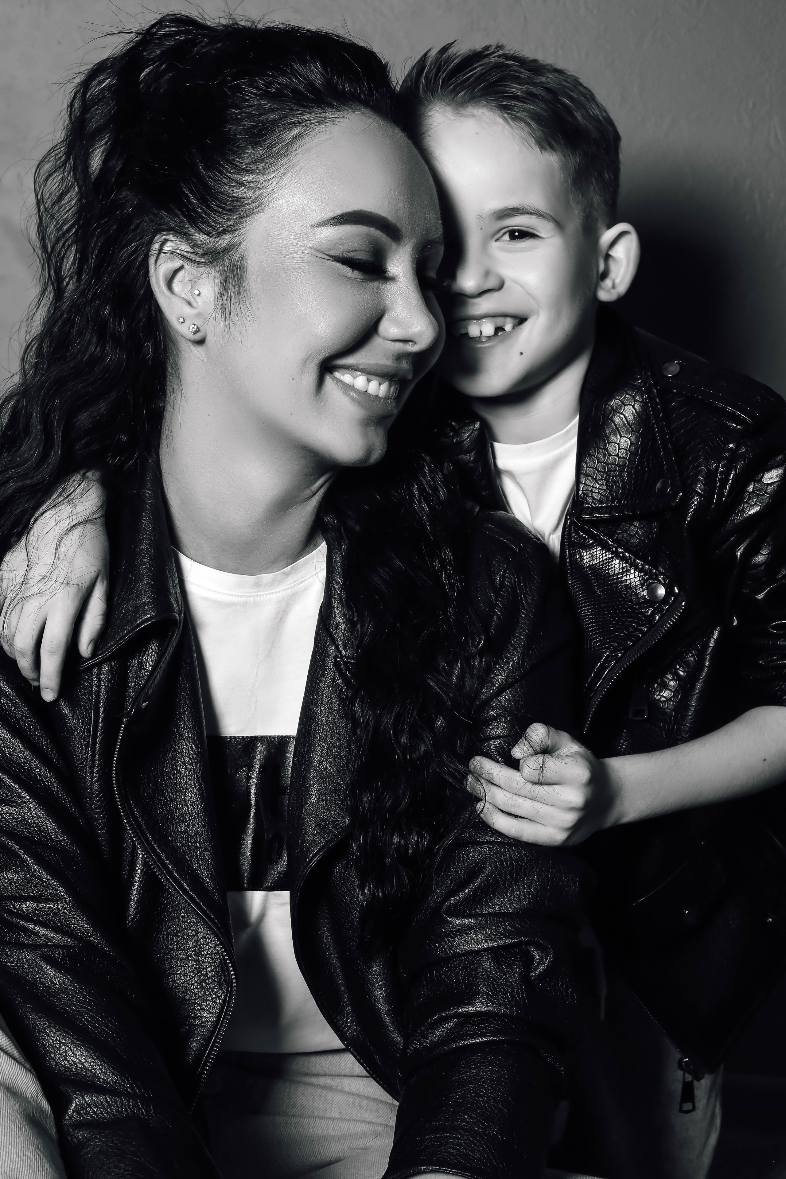 Оля с сыном Данилом