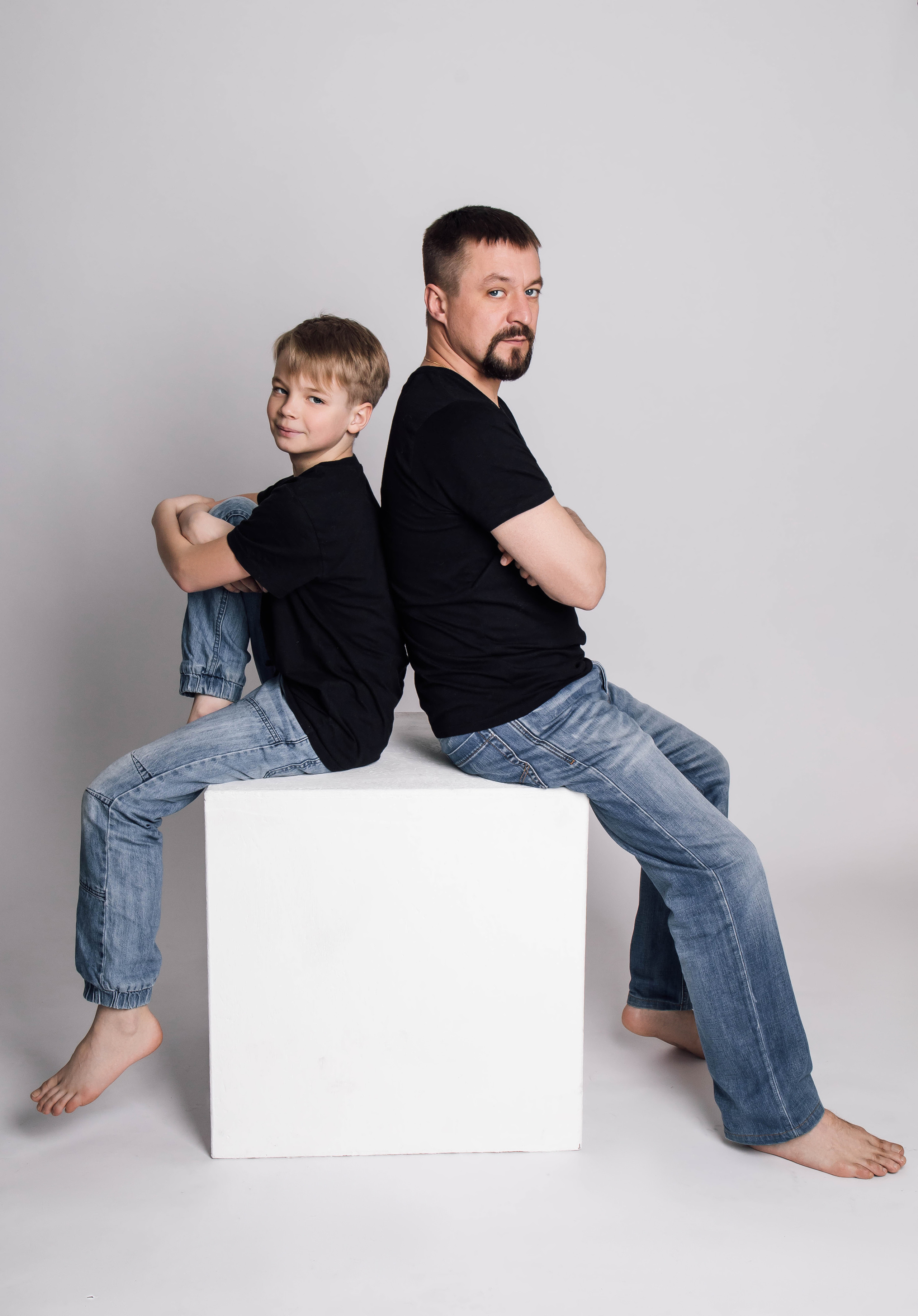 Елена с семьей