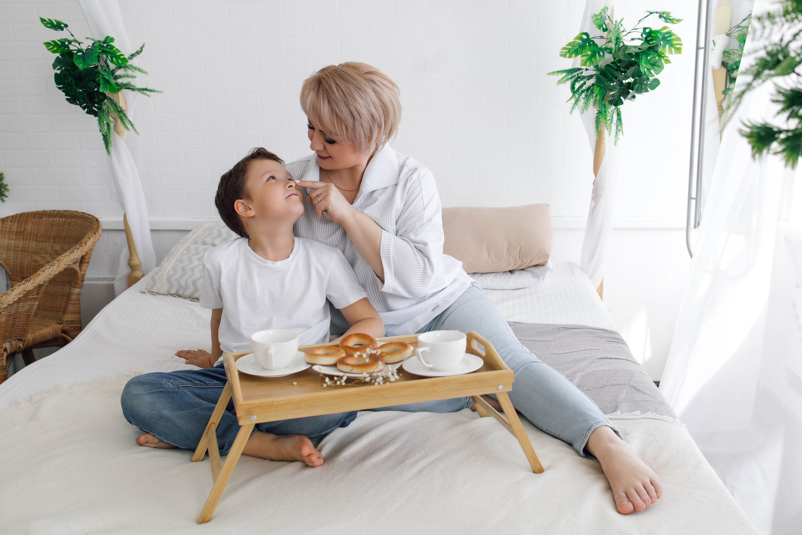 Лиля с сыном