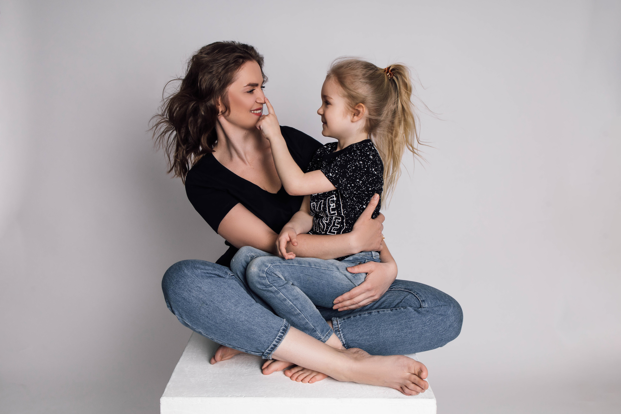 Елена с семьей