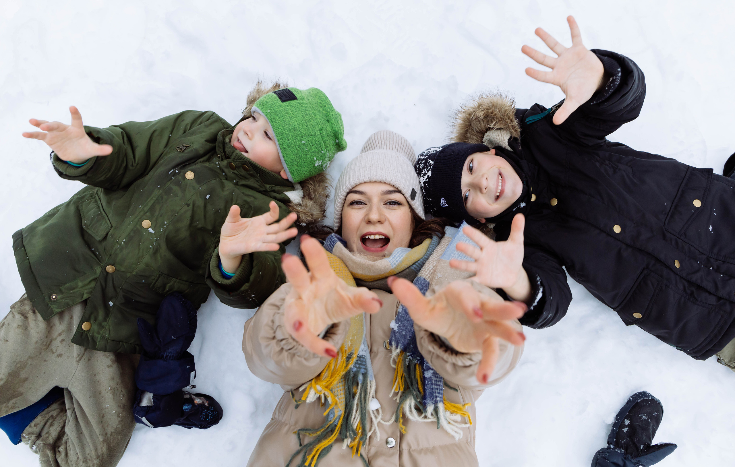 Кристина с детьми