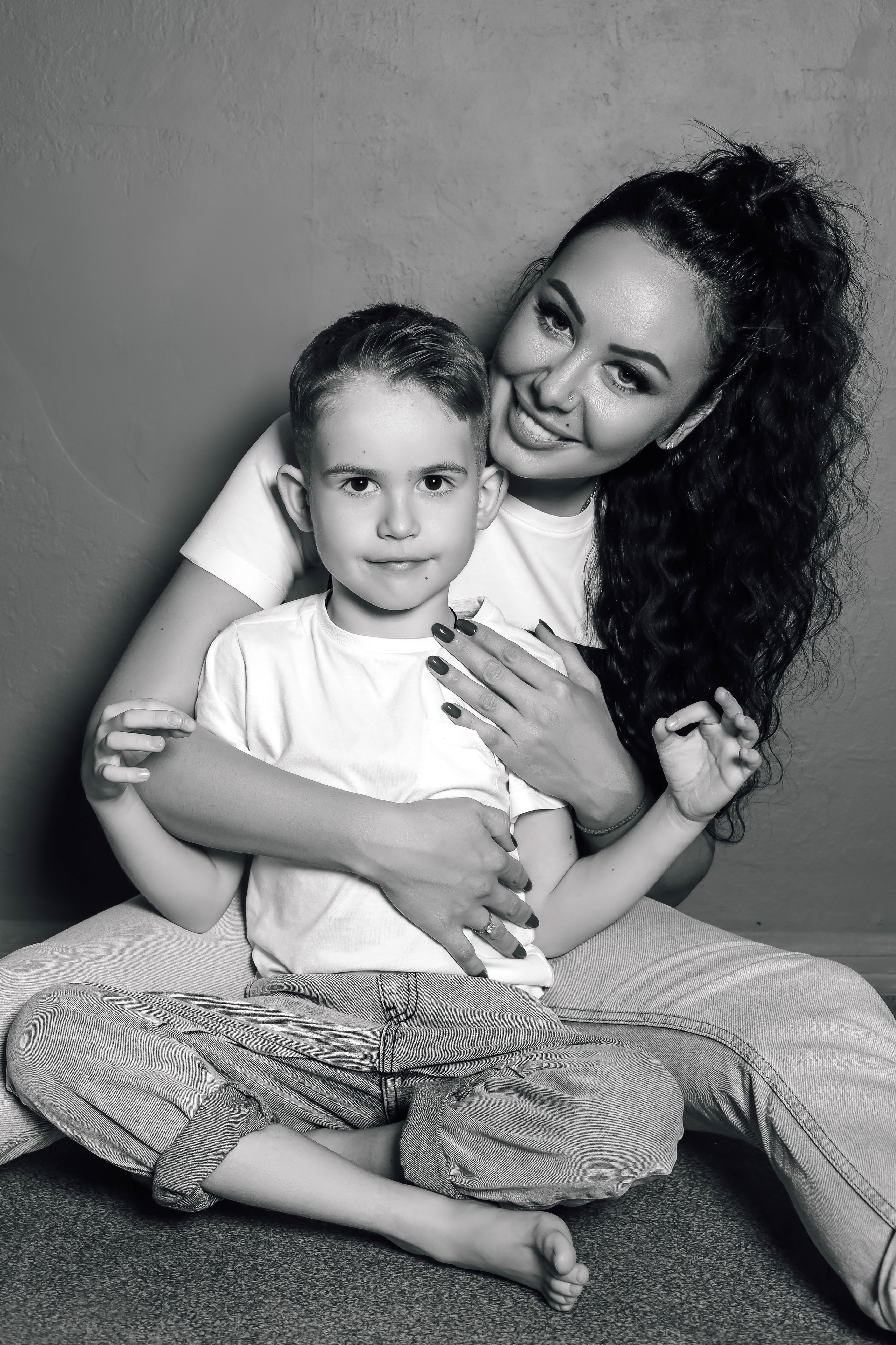 Оля с сыном Данилом