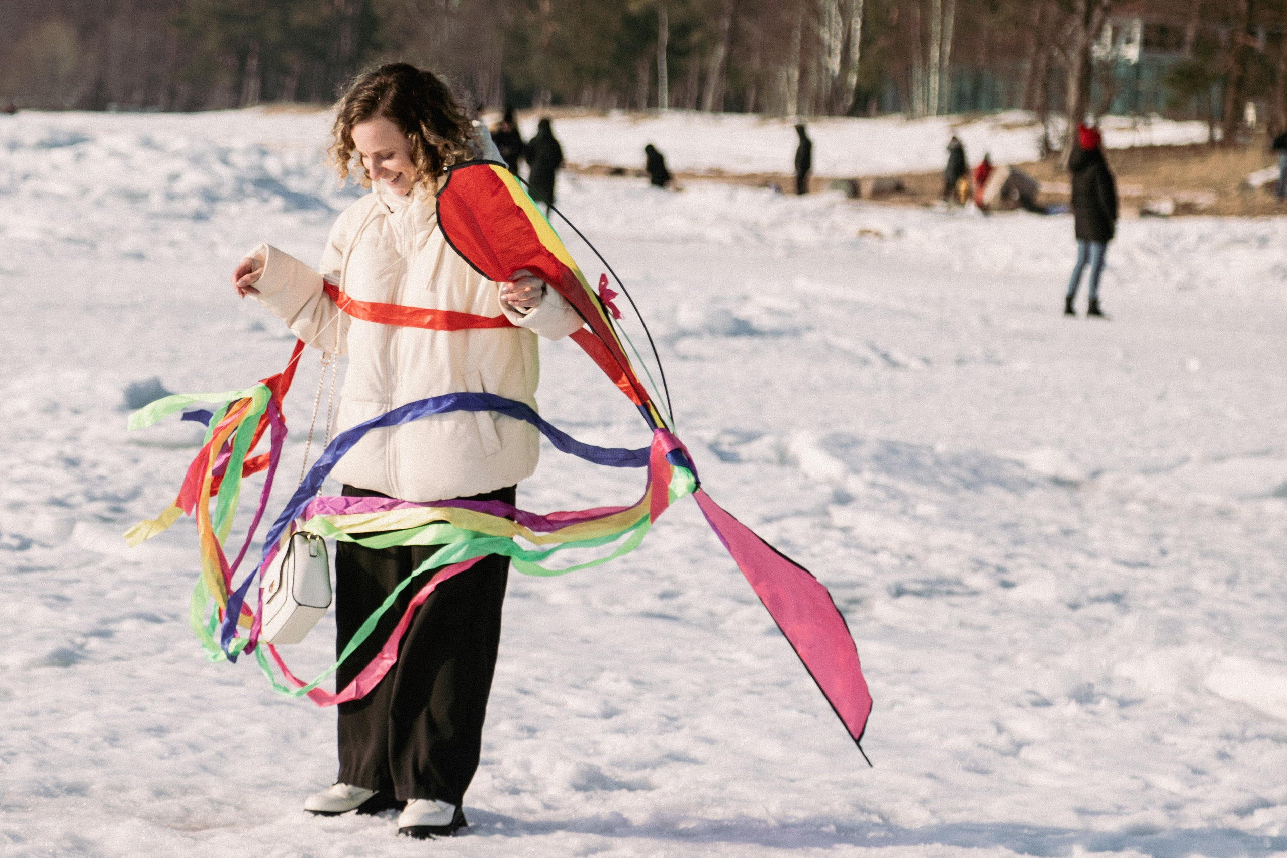 Зимняя фотосъемка пары: Андрея и Ани в Санкт-Петербурге