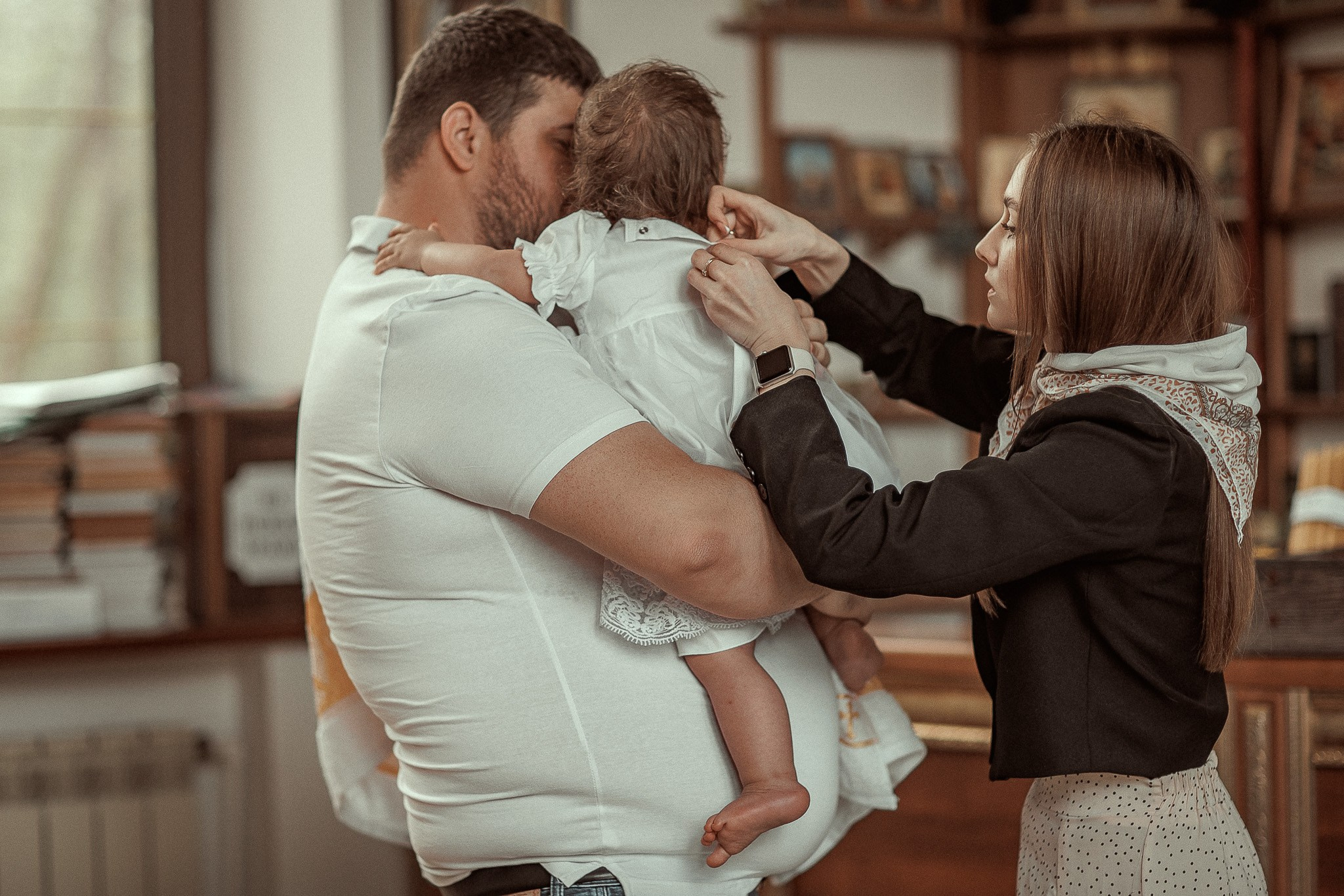 Таинство Крещения Полины. 15.04.2024. Детский семейный фотограф в Абинске