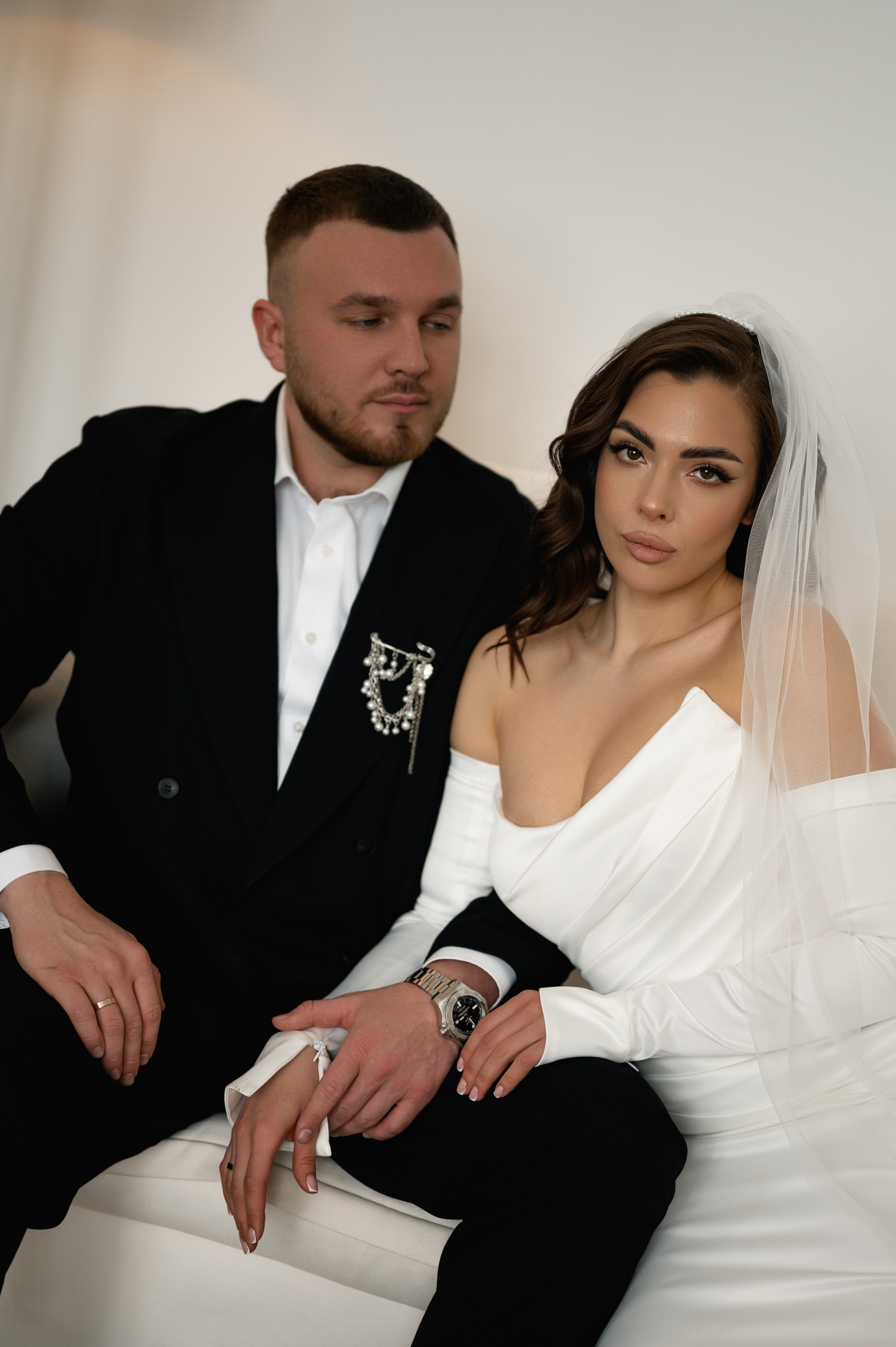 Свадебная фотосессия в студии. Свадебный и семейный фотограф в Краснодаре Алина Мельник