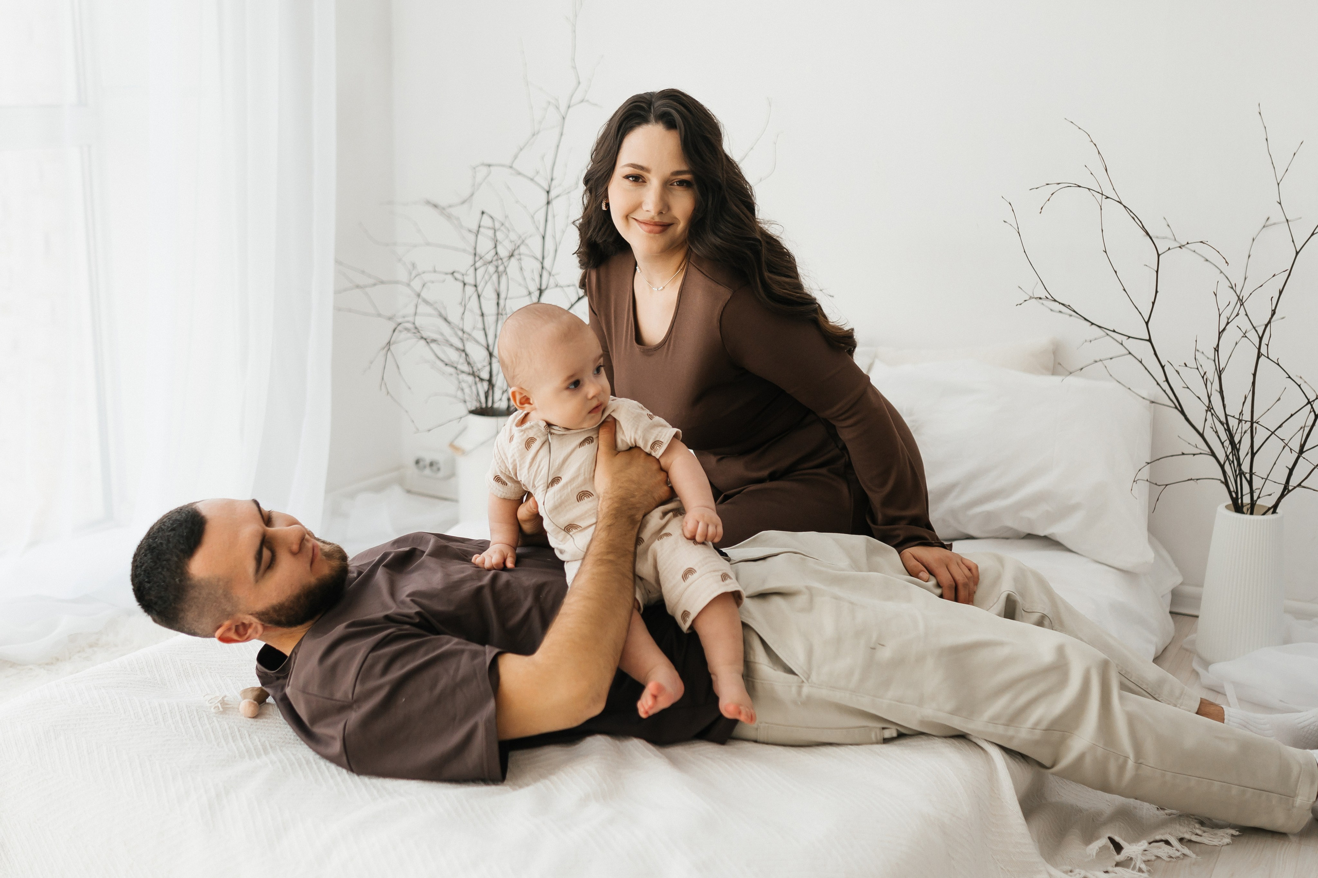 Светлана, Данил, Арсений и Савелий. Фотограф Ким Наталья в Красноярске