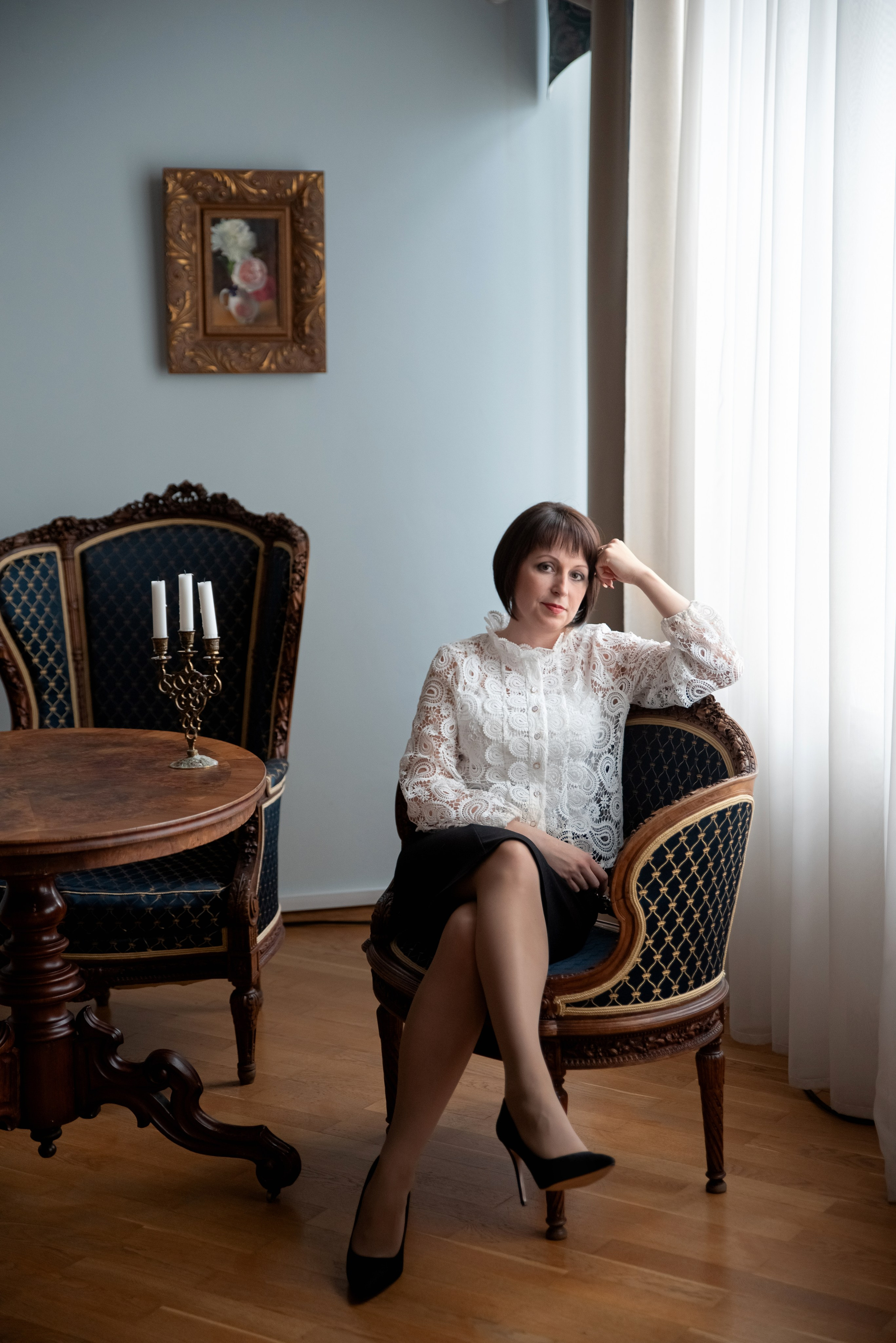 Портретная фотосессия для Дарьи. Зал Дворянского собрания. Семейный и детский фотограф в Туле Светлана Воронкова